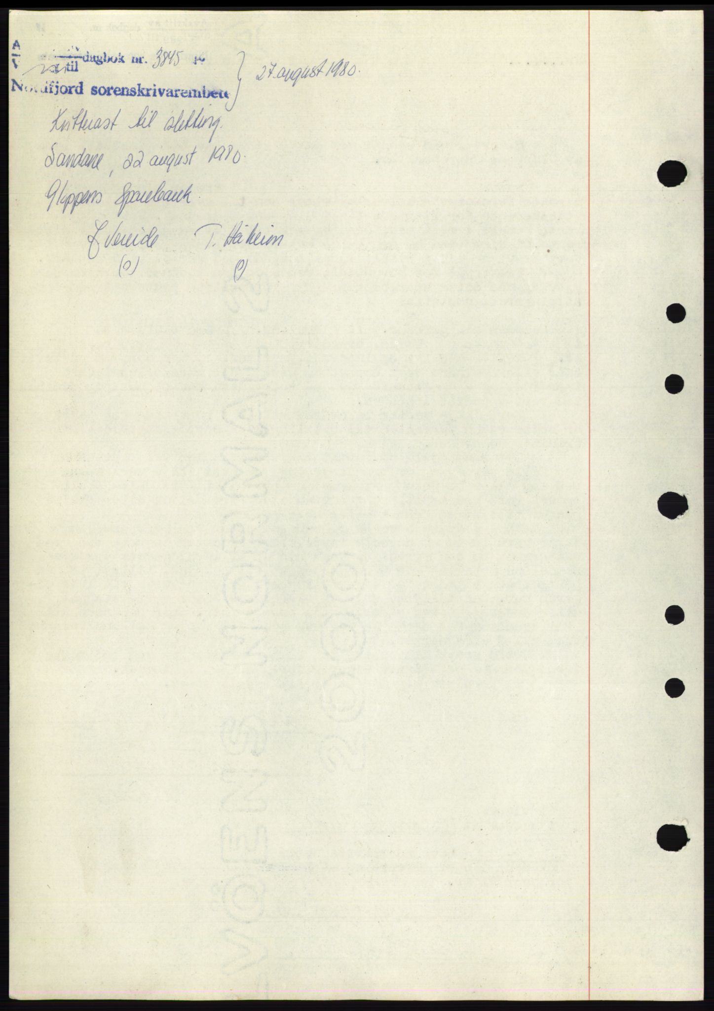 Nordfjord sorenskriveri, SAB/A-2801/02/02b/02bk/L0005: Mortgage book no. B7-8, 1946-1947, Diary no: : 12/1947