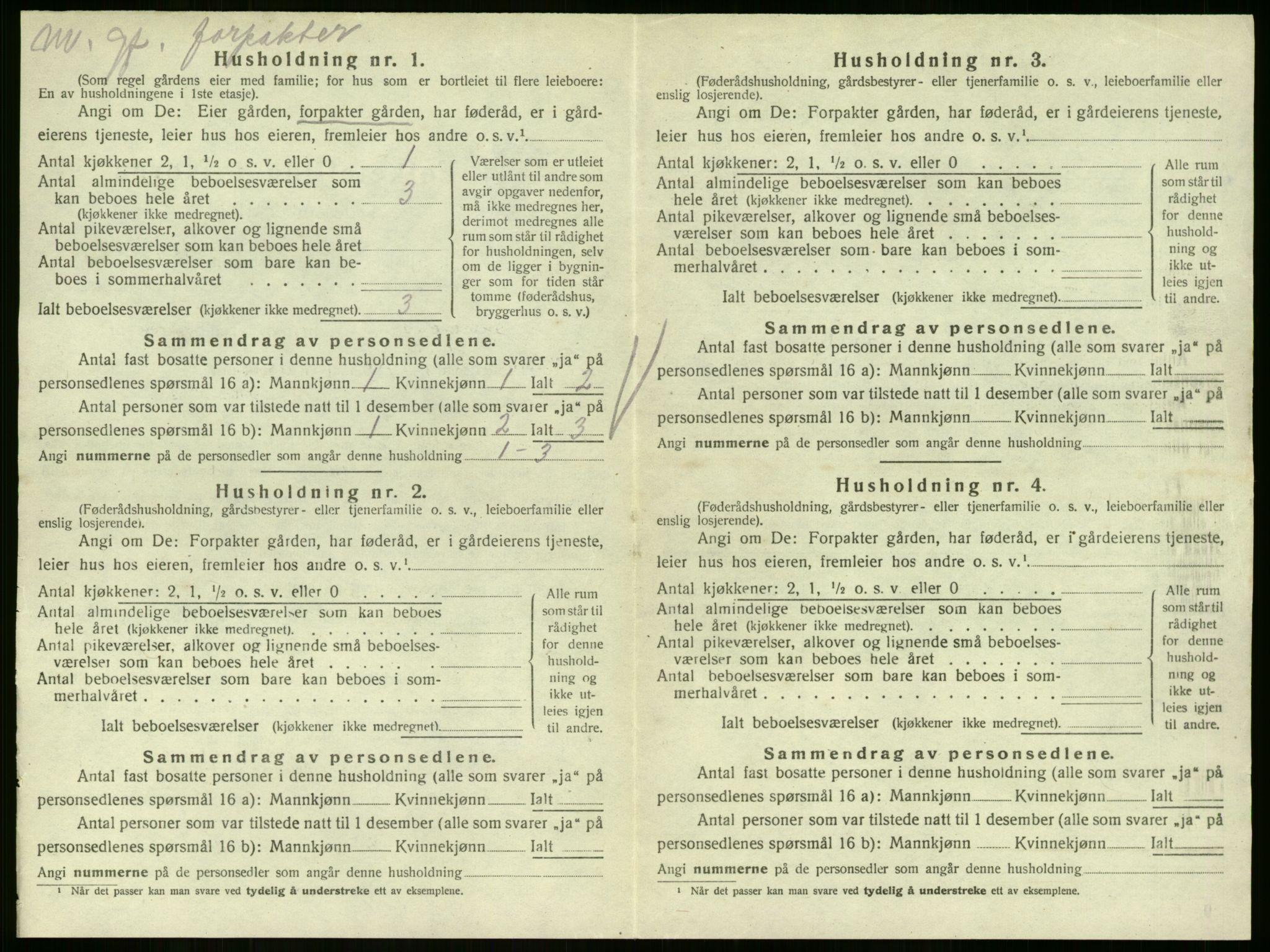 SAKO, 1920 census for Hof, 1920, p. 271