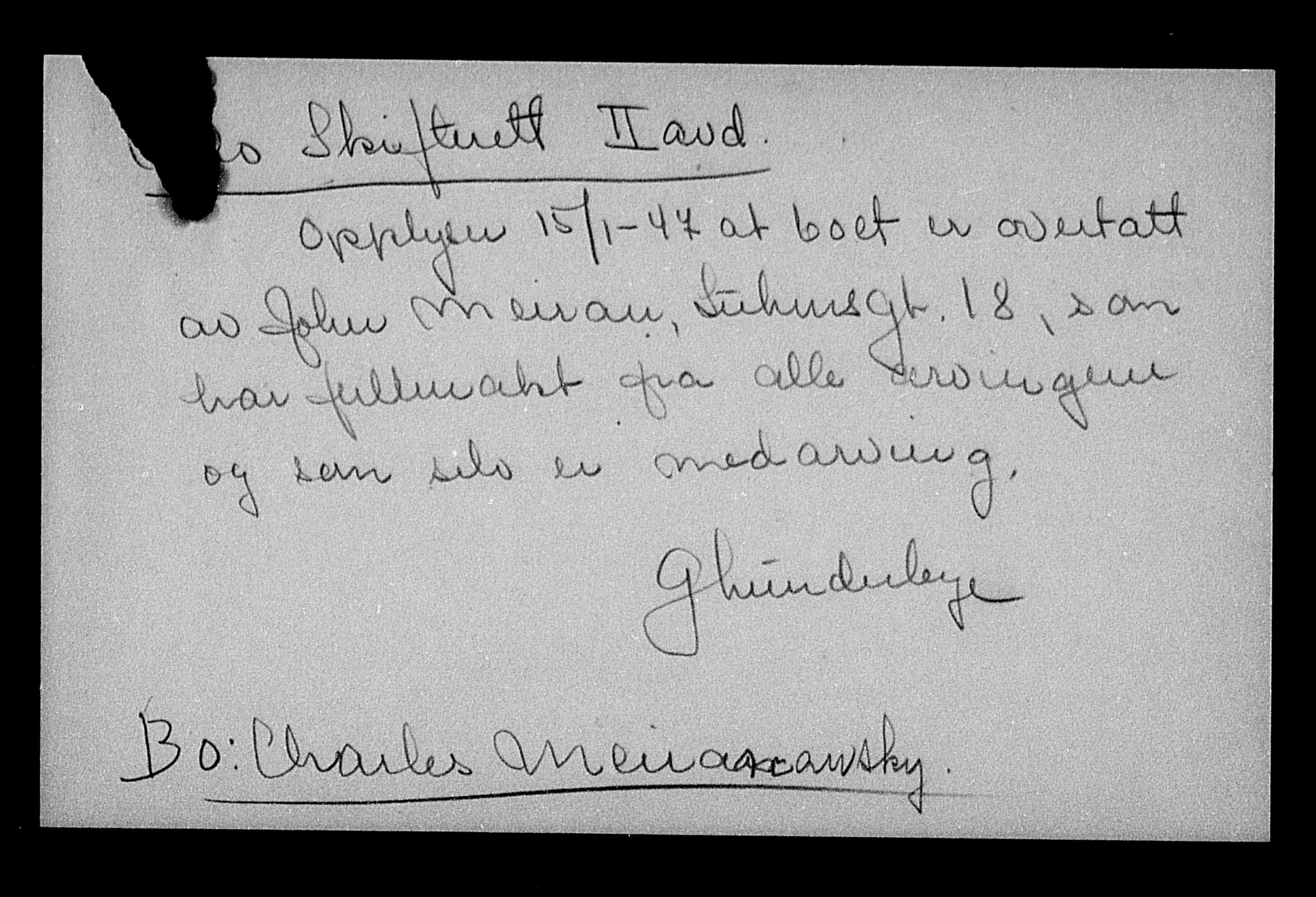 Justisdepartementet, Tilbakeføringskontoret for inndratte formuer, AV/RA-S-1564/H/Hc/Hcc/L0962: --, 1945-1947, p. 841