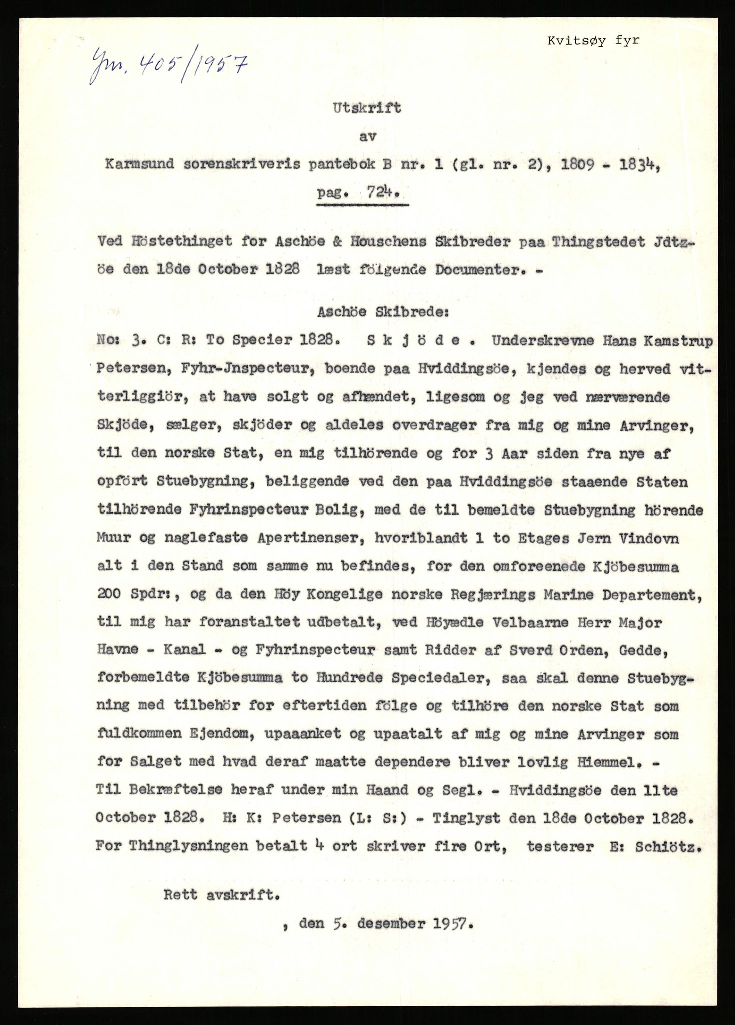 Statsarkivet i Stavanger, SAST/A-101971/03/Y/Yj/L0050: Avskrifter sortert etter gårdsnavn: Kvammen - Kvæstad, 1750-1930, p. 486