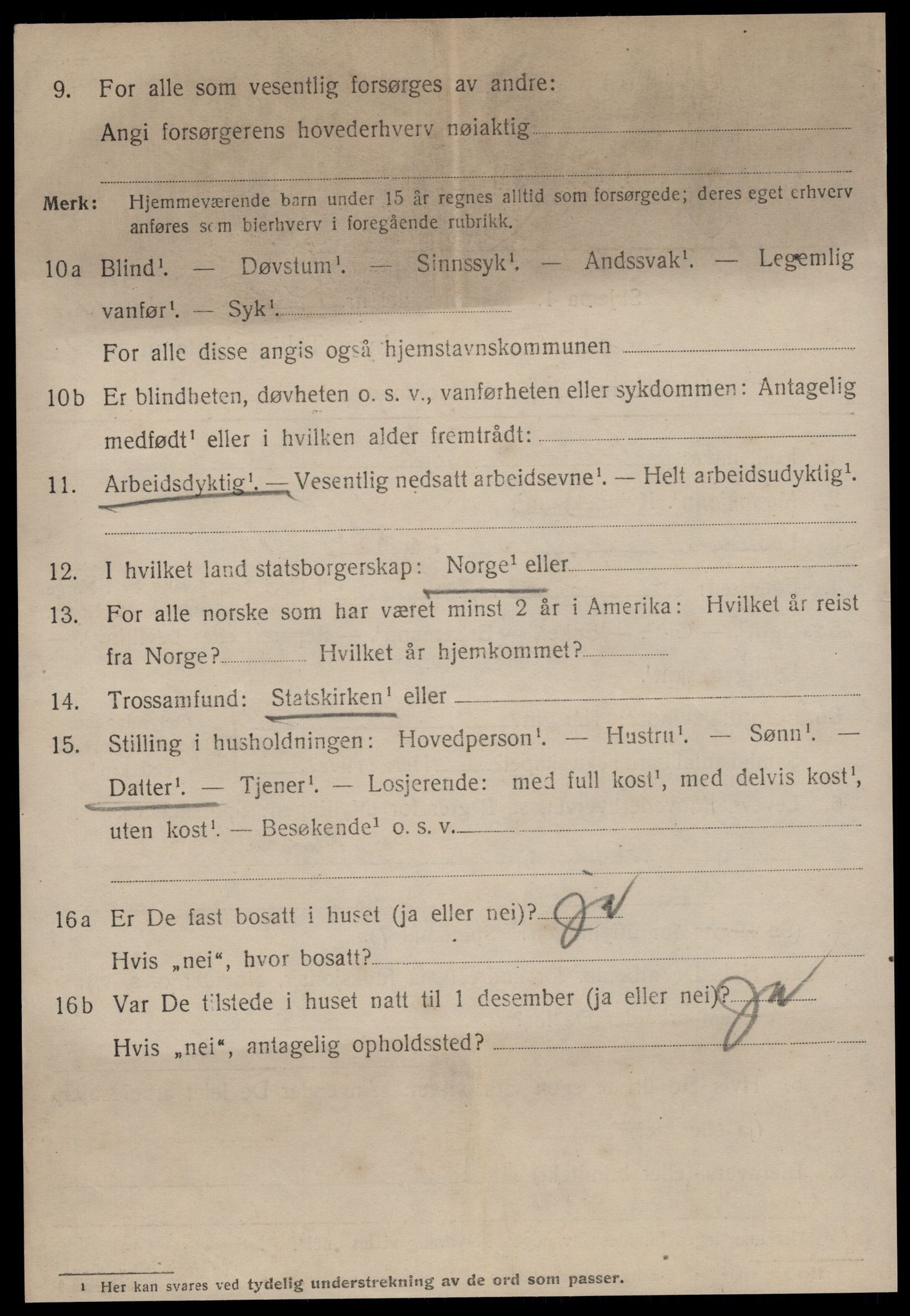 SAT, 1920 census for Kristiansund, 1920, p. 35884