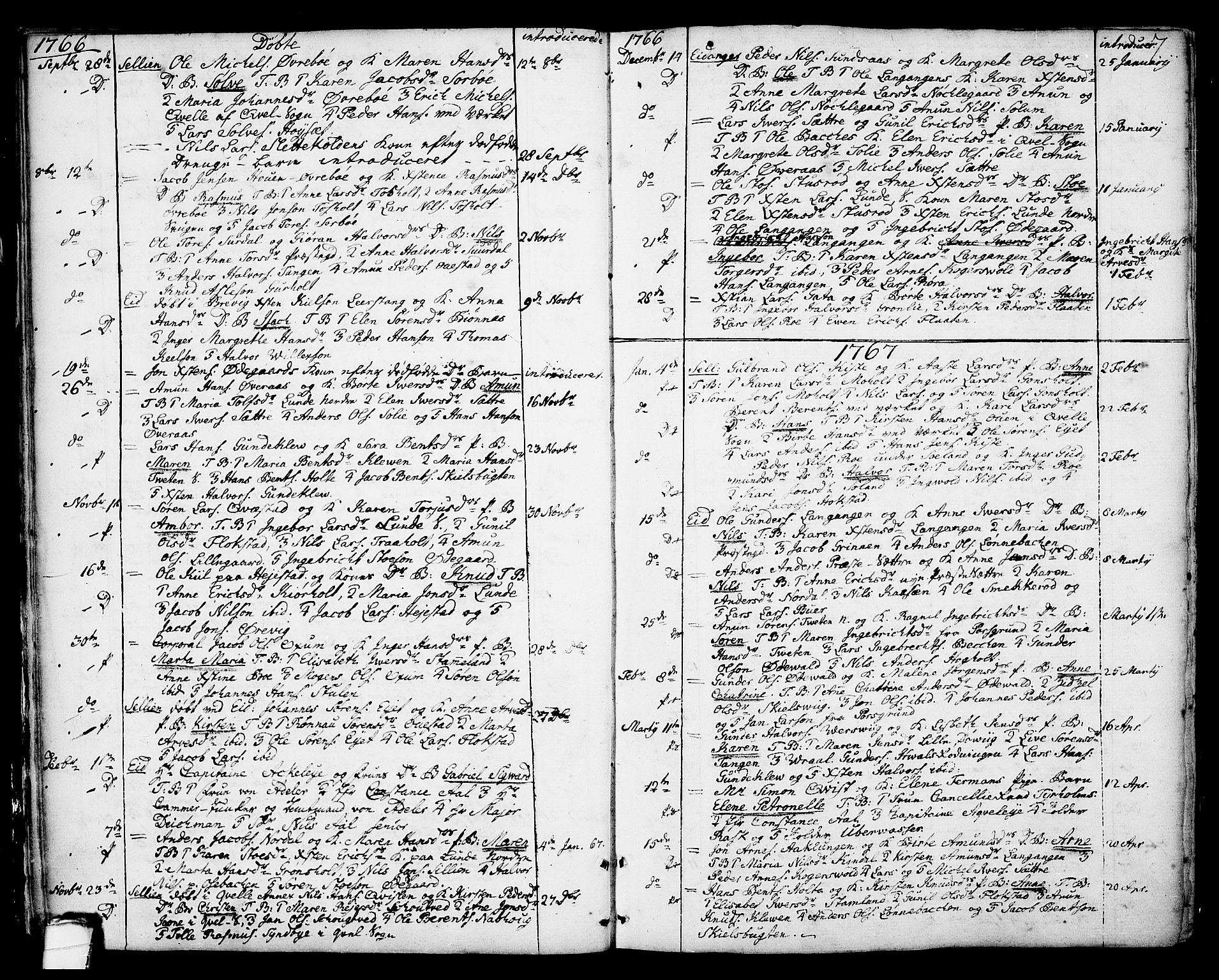Eidanger kirkebøker, SAKO/A-261/F/Fa/L0006: Parish register (official) no. 6, 1764-1814, p. 7