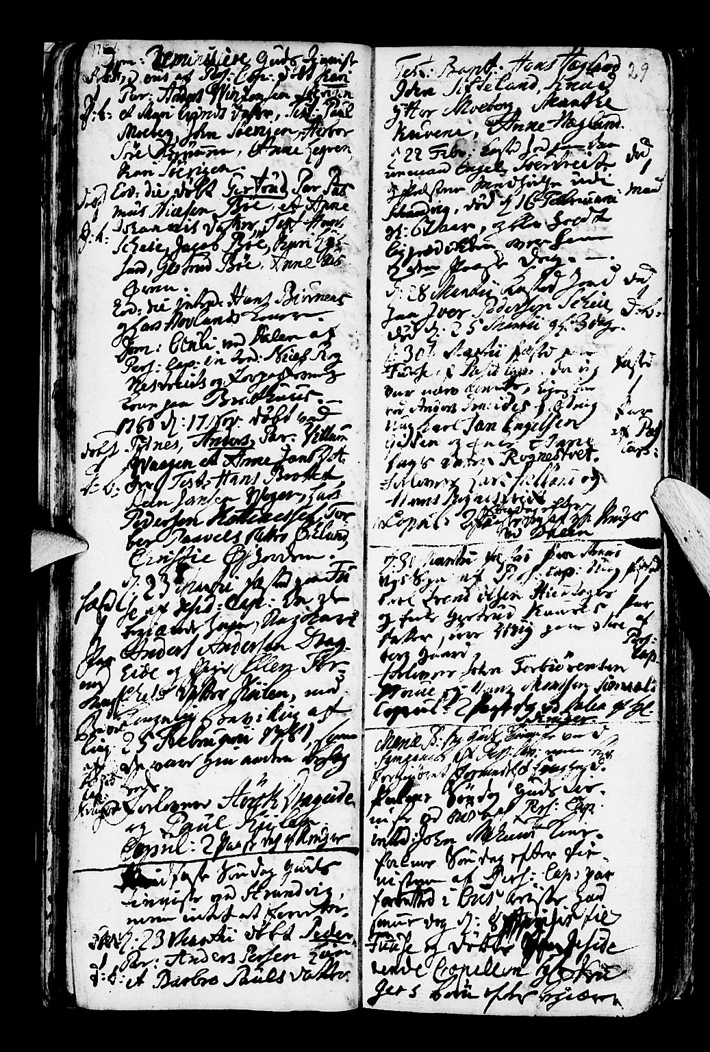 Os sokneprestembete, AV/SAB-A-99929: Parish register (official) no. A 10, 1779-1788, p. 29