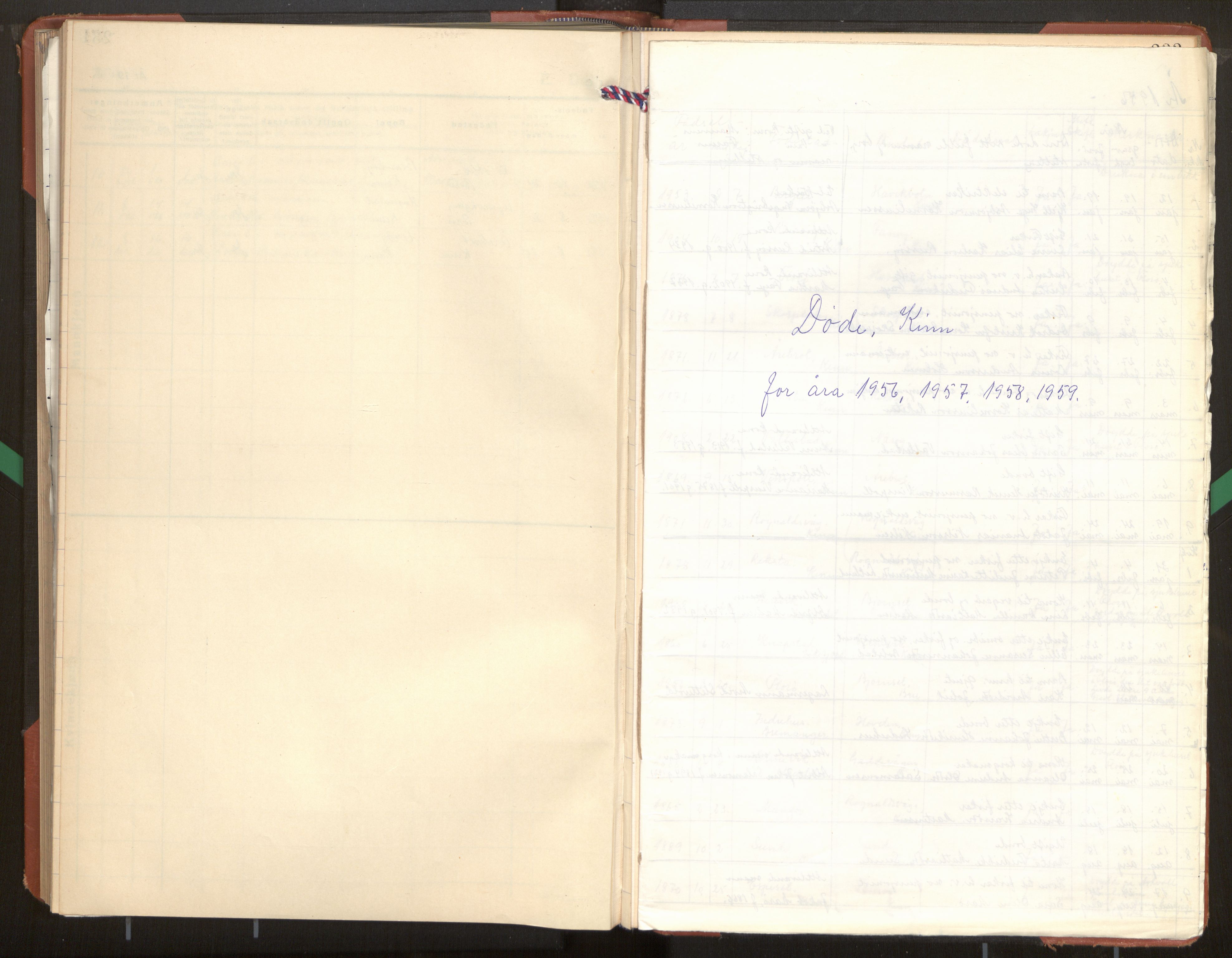 Kinn sokneprestembete, SAB/A-80801/H/Hab/Haba/L0003: Parish register (copy) no. A 3, 1939-1960