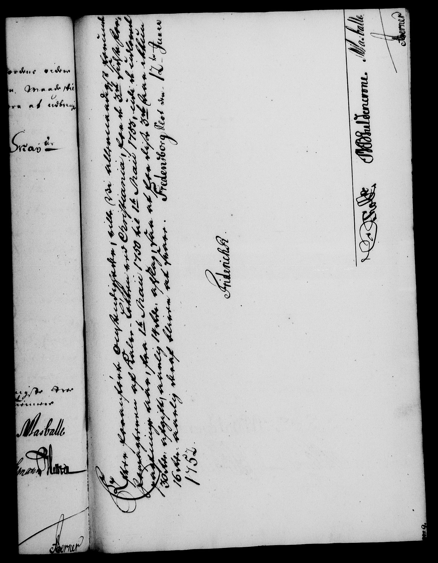 Rentekammeret, Kammerkanselliet, RA/EA-3111/G/Gf/Gfa/L0034: Norsk relasjons- og resolusjonsprotokoll (merket RK 52.34), 1752, p. 288
