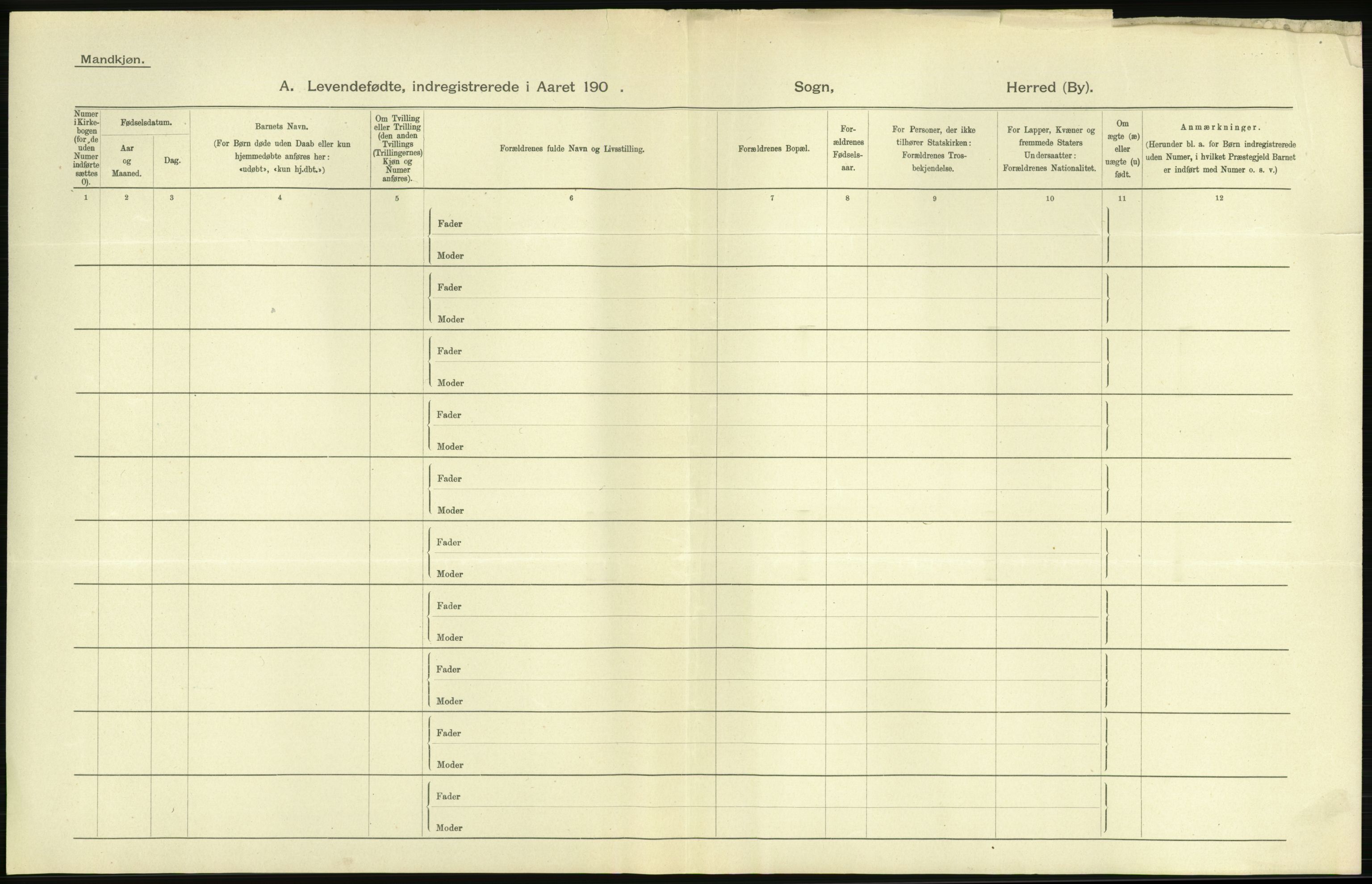 Statistisk sentralbyrå, Sosiodemografiske emner, Befolkning, RA/S-2228/D/Df/Dfa/Dfaa/L0009: Bratsberg amt: Fødte, gifte, døde, 1903, p. 42