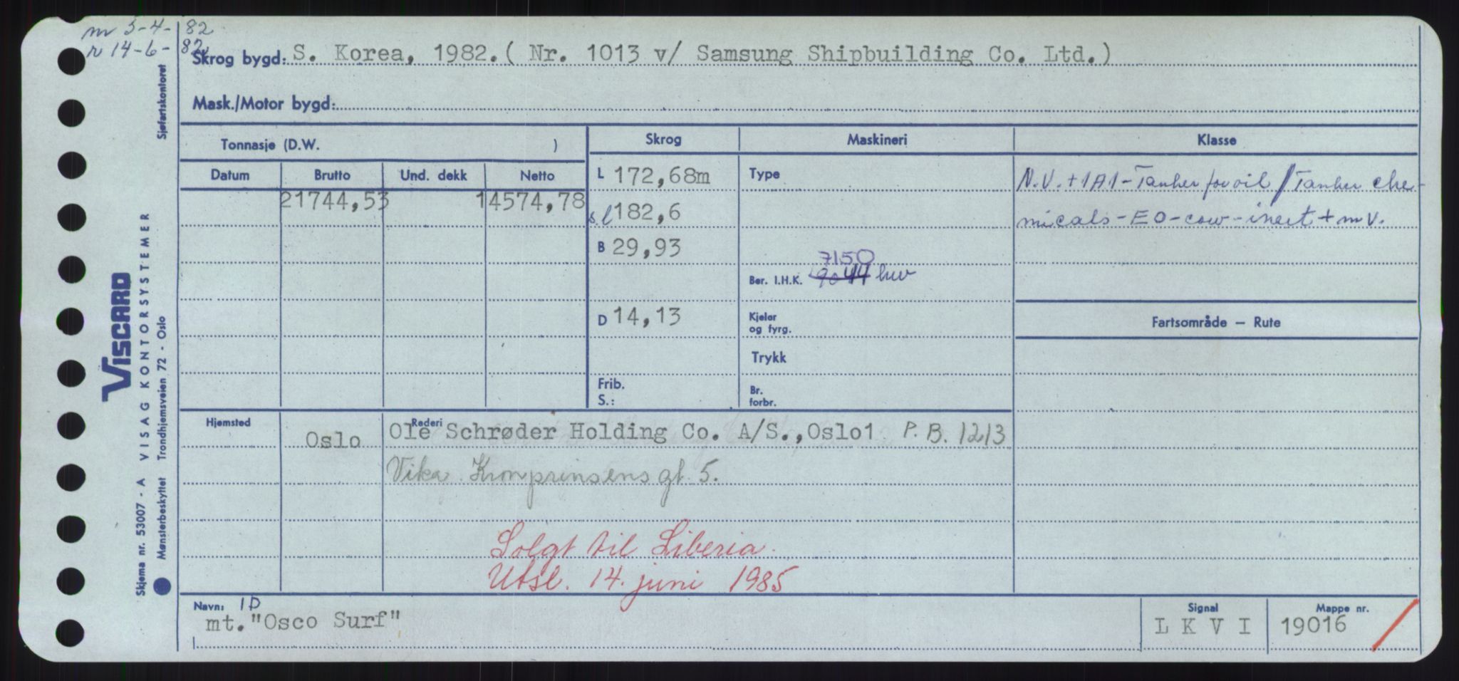 Sjøfartsdirektoratet med forløpere, Skipsmålingen, AV/RA-S-1627/H/Hd/L0028: Fartøy, O, p. 429