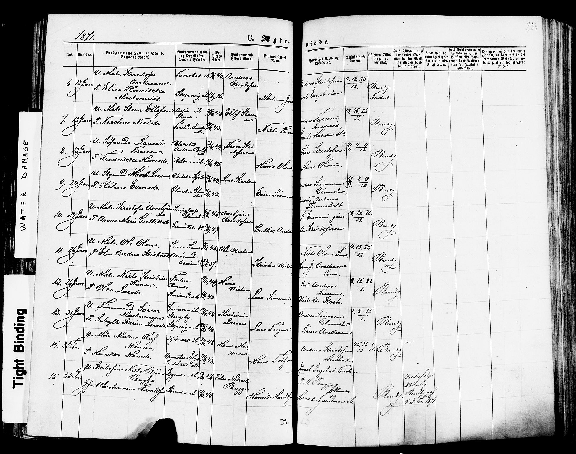 Nøtterøy kirkebøker, SAKO/A-354/F/Fa/L0007: Parish register (official) no. I 7, 1865-1877, p. 288