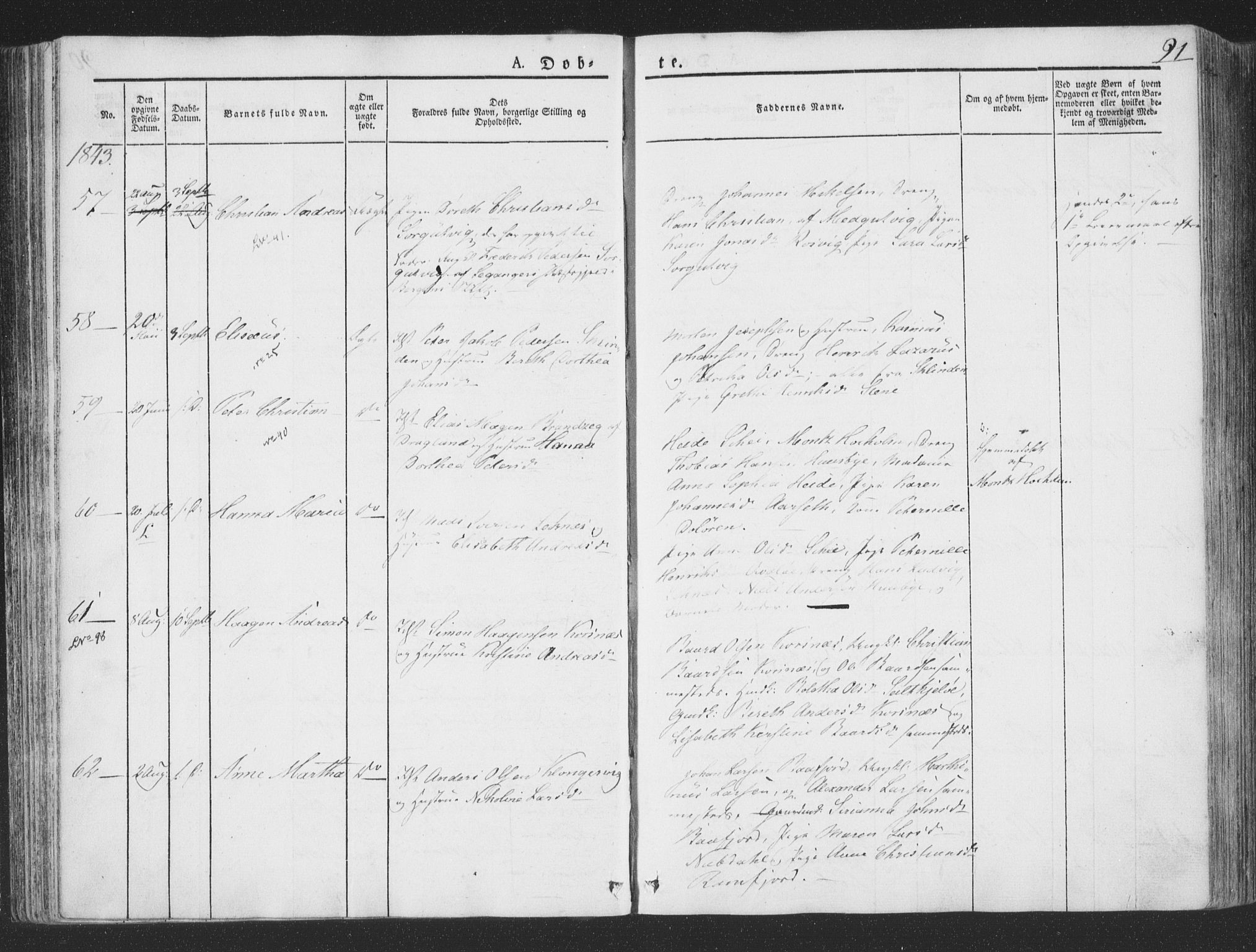 Ministerialprotokoller, klokkerbøker og fødselsregistre - Nord-Trøndelag, AV/SAT-A-1458/780/L0639: Parish register (official) no. 780A04, 1830-1844, p. 91