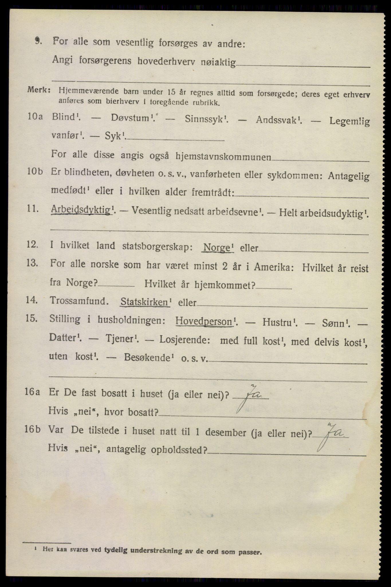 SAKO, 1920 census for Uvdal, 1920, p. 1308