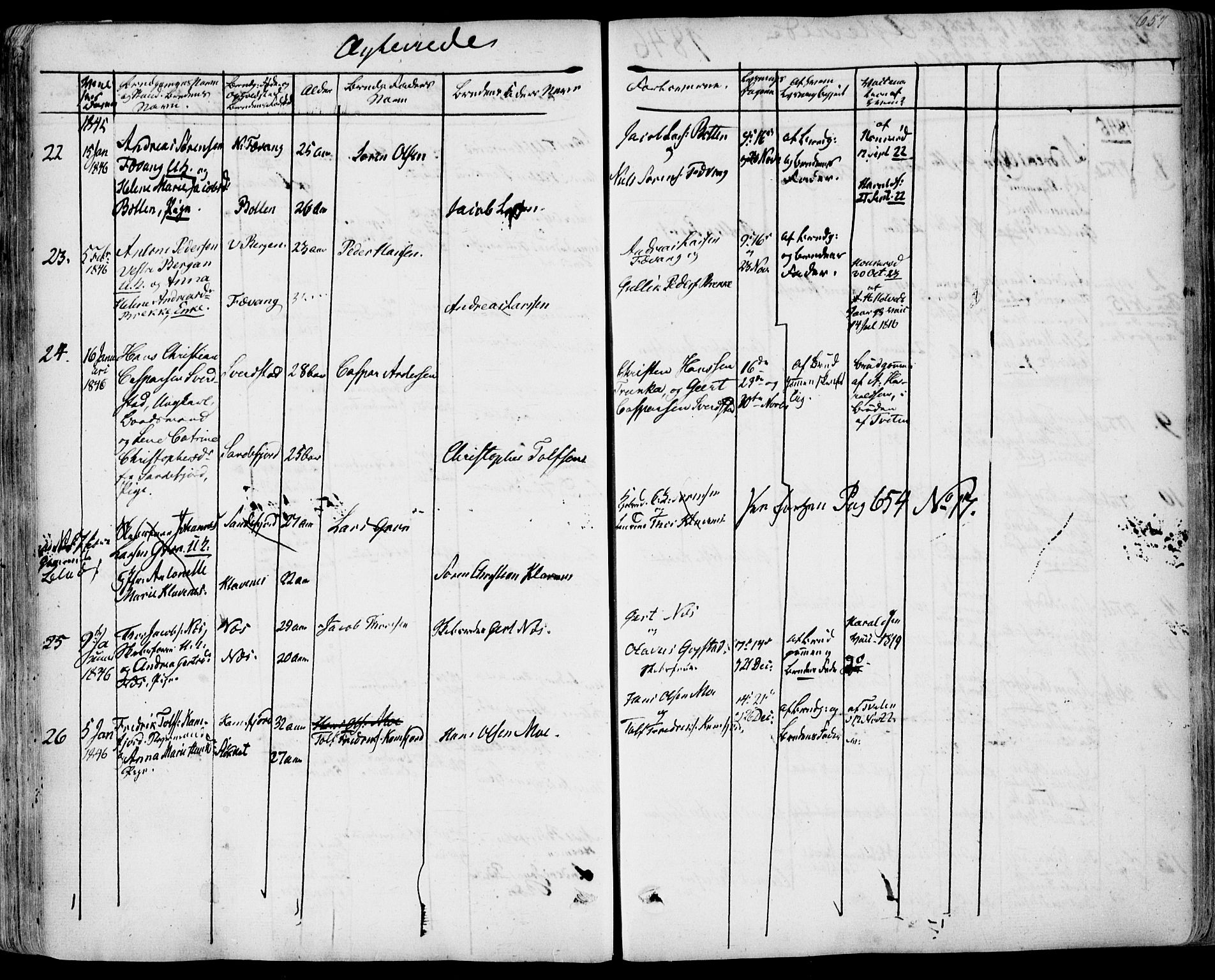 Sandar kirkebøker, SAKO/A-243/F/Fa/L0005: Parish register (official) no. 5, 1832-1847, p. 656-657