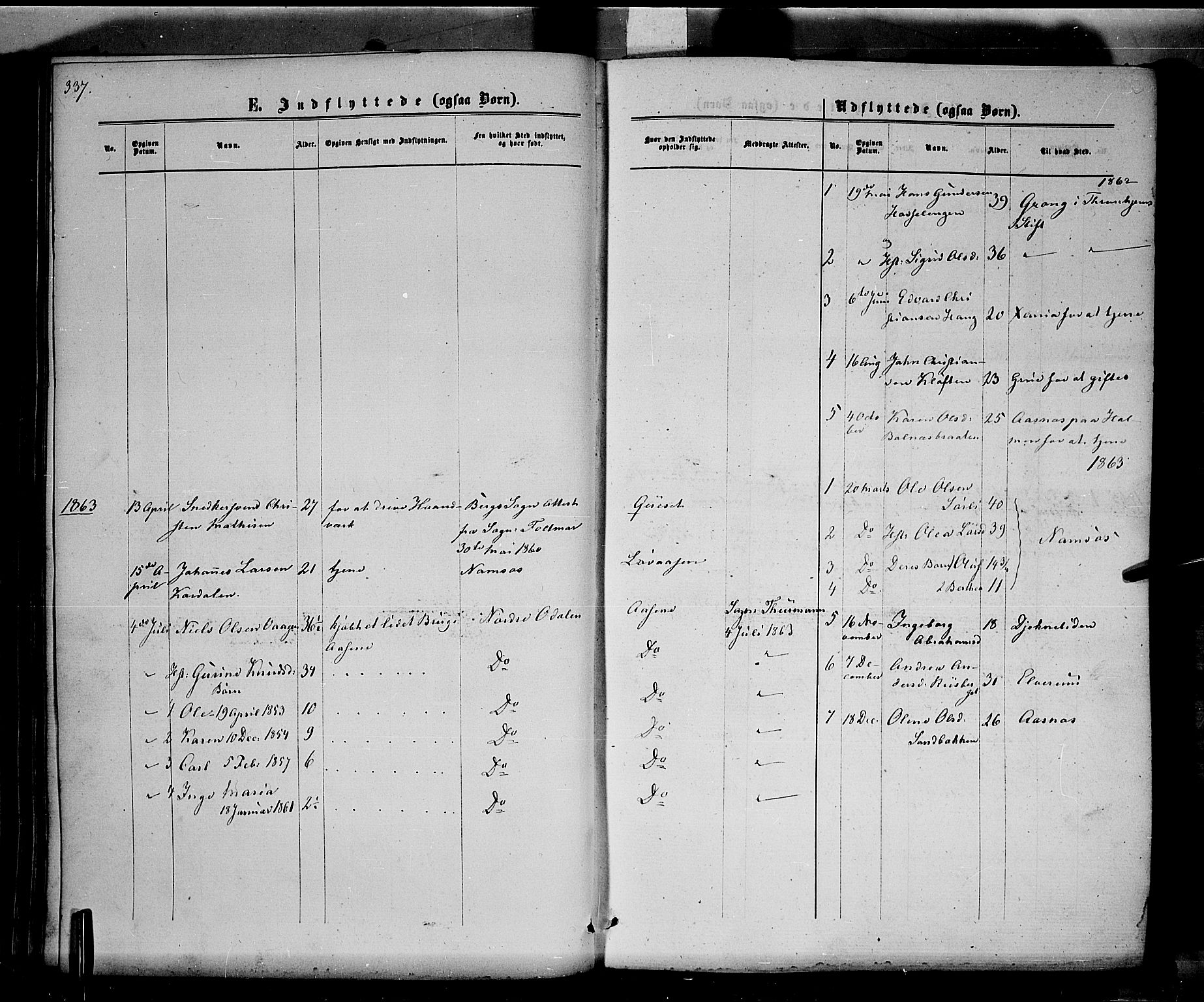 Hof prestekontor, SAH/PREST-038/H/Ha/Haa/L0009: Parish register (official) no. 9, 1862-1877, p. 337