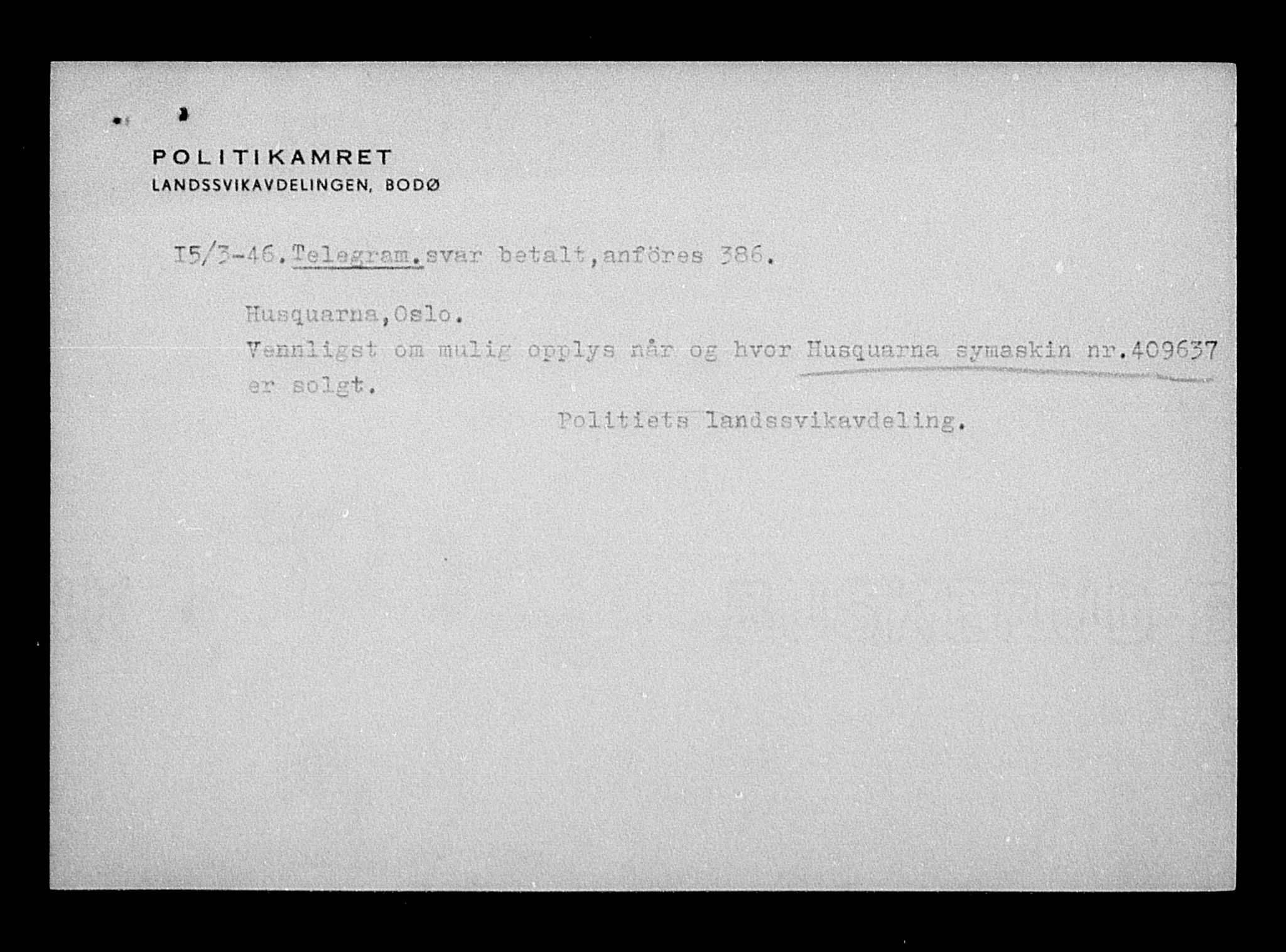 Justisdepartementet, Tilbakeføringskontoret for inndratte formuer, RA/S-1564/H/Hc/Hca/L0908: --, 1945-1947, p. 330