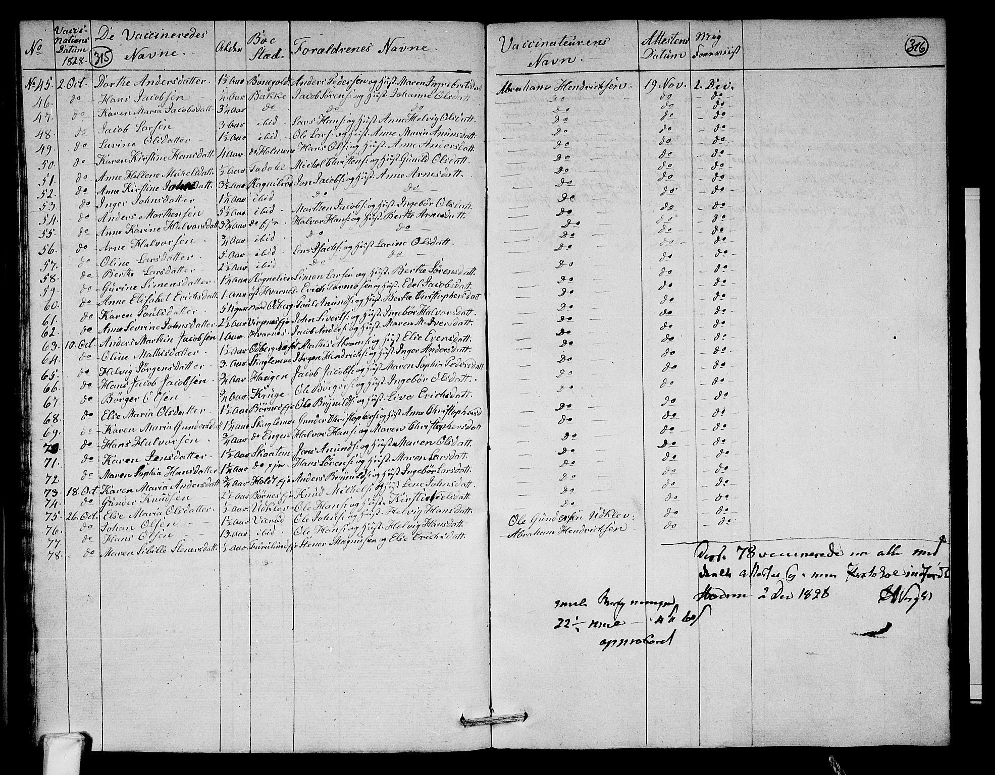 Hedrum kirkebøker, AV/SAKO-A-344/F/Fa/L0003: Parish register (official) no. I 3, 1807-1816, p. 315-316