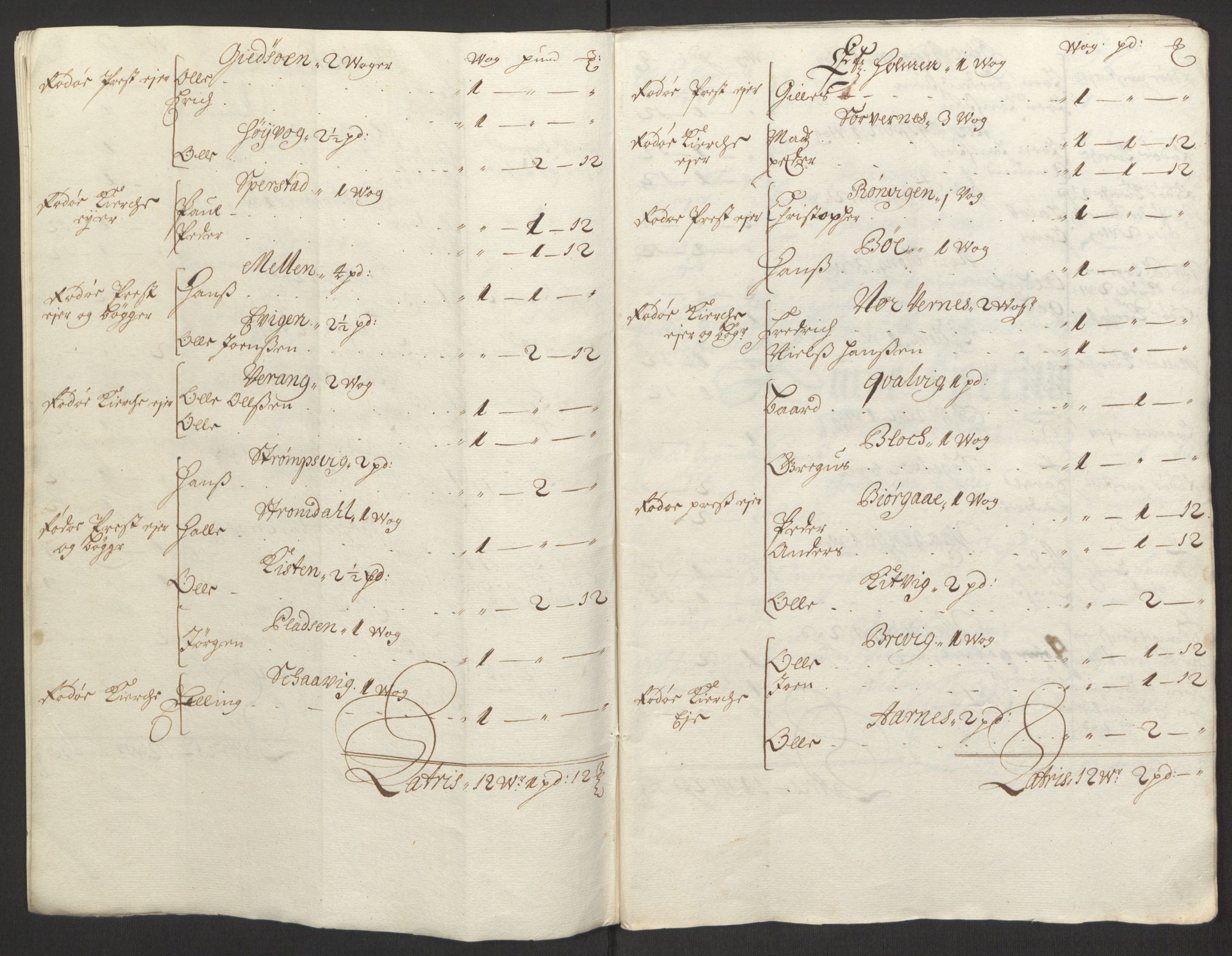 Rentekammeret inntil 1814, Reviderte regnskaper, Fogderegnskap, AV/RA-EA-4092/R65/L4505: Fogderegnskap Helgeland, 1693-1696, p. 17