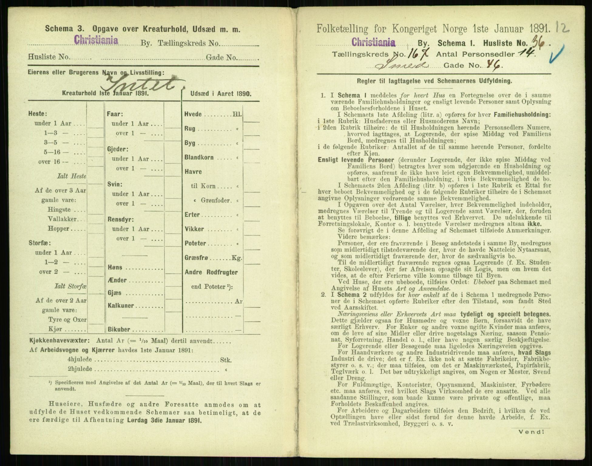 RA, 1891 census for 0301 Kristiania, 1891, p. 97277