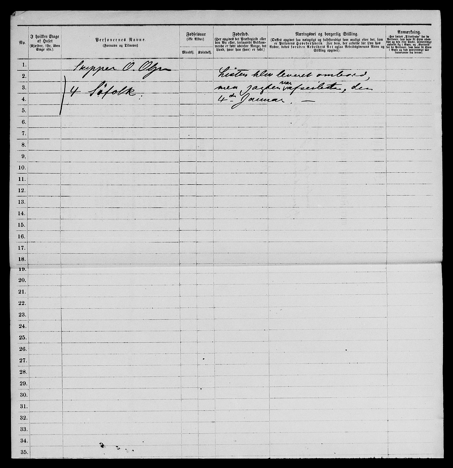 SAKO, 1885 census for 0801 Kragerø, 1885, p. 449