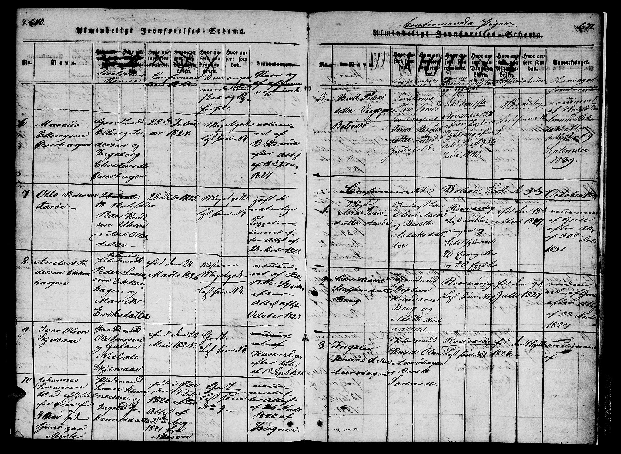 Ministerialprotokoller, klokkerbøker og fødselsregistre - Møre og Romsdal, AV/SAT-A-1454/555/L0652: Parish register (official) no. 555A03, 1817-1843, p. 670-671