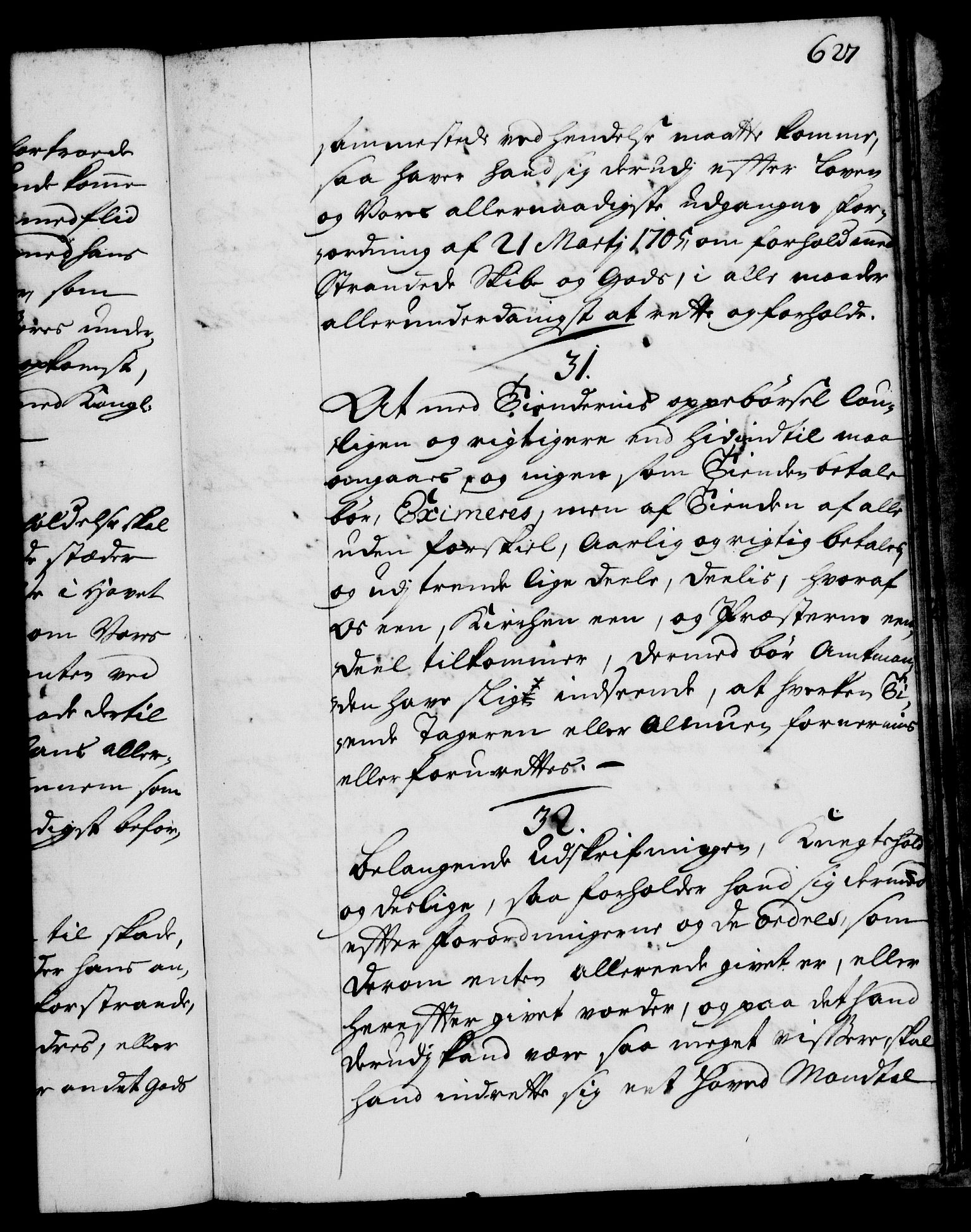 Rentekammeret, Kammerkanselliet, AV/RA-EA-3111/G/Gg/Ggi/L0001: Norsk instruksjonsprotokoll med register (merket RK 53.34), 1720-1729, p. 627