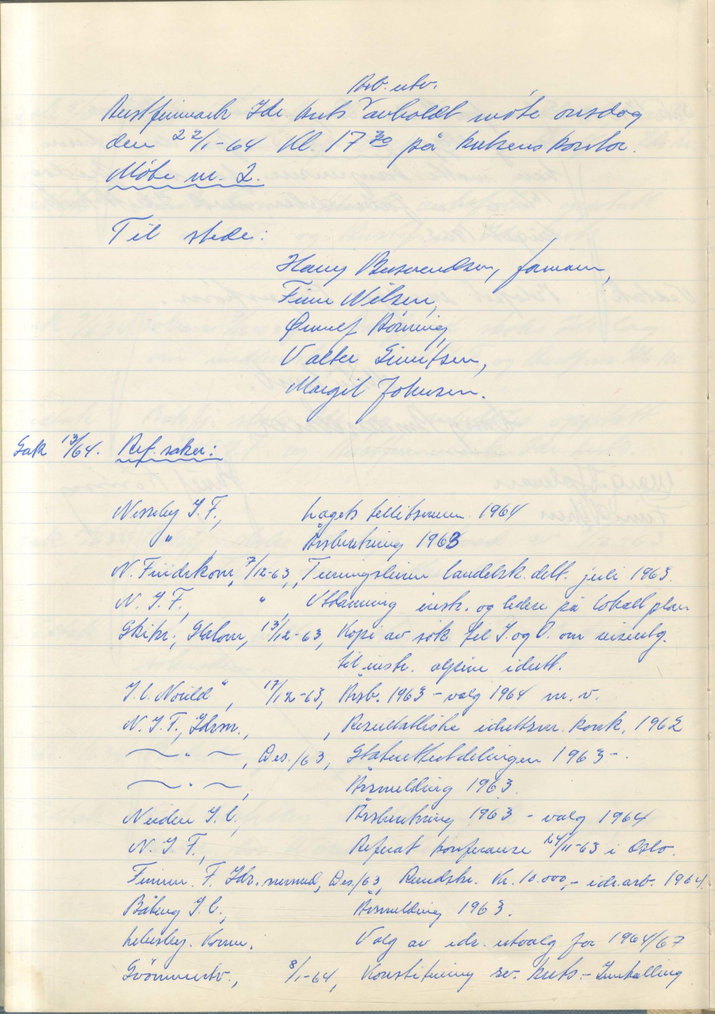 Aust-Finnmark Idrettskrets , FMFB/A-1041/A/L0007: Møteprotokoll for arbeidsutvalg, 1963-1971, p. 9