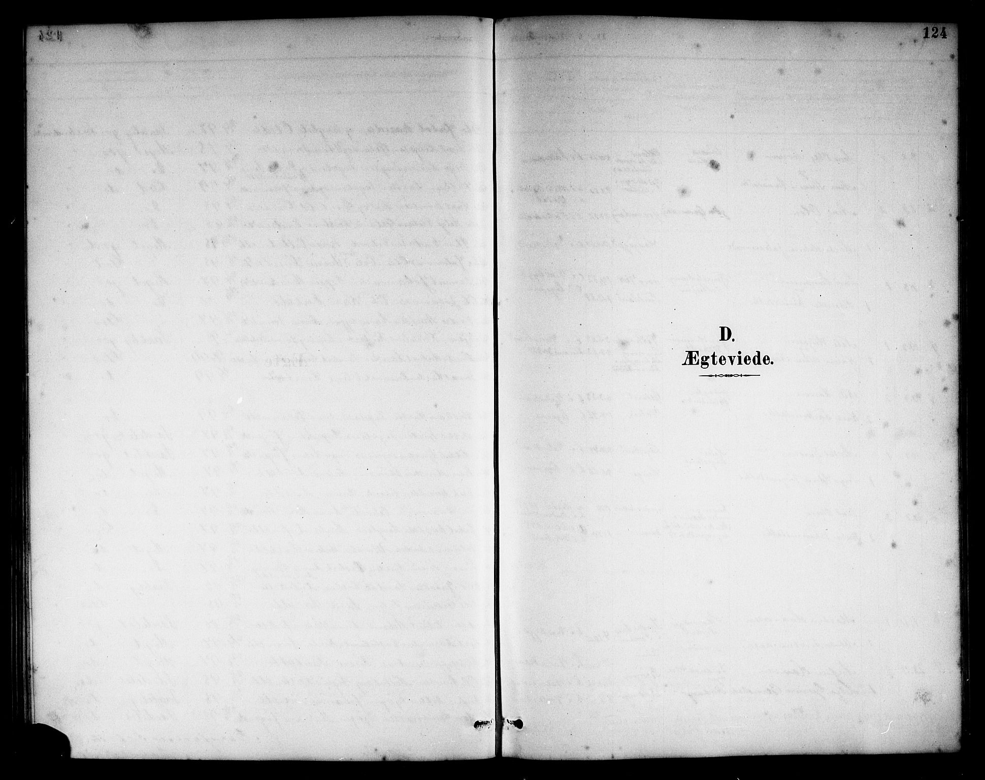 Sveio Sokneprestembete, AV/SAB-A-78501/H/Hab: Parish register (copy) no. B 2, 1887-1911, p. 124