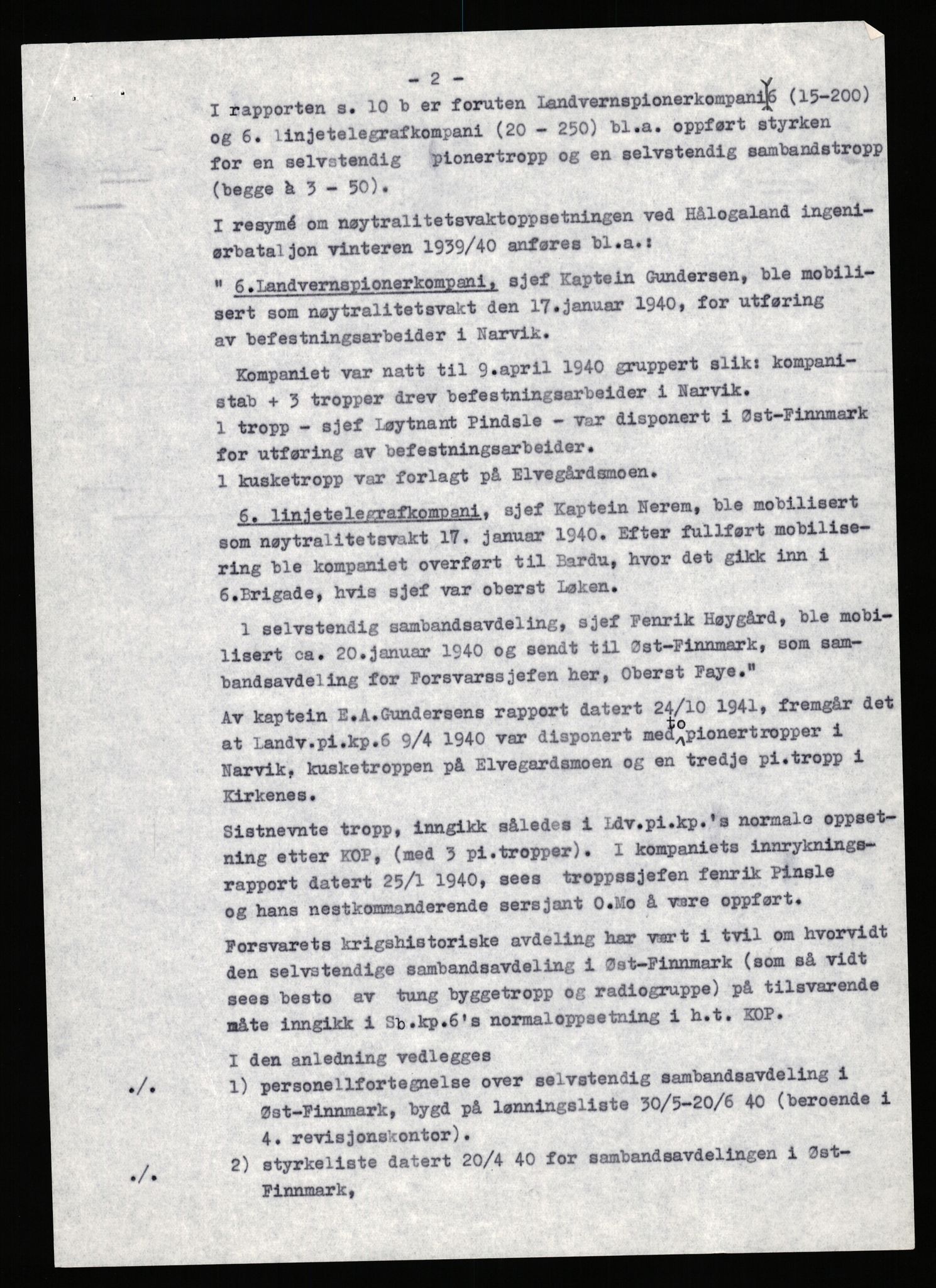 Forsvaret, Forsvarets krigshistoriske avdeling, AV/RA-RAFA-2017/Y/Yb/L0140: II-C-11-611-620  -  6. Divisjon, 1940-1966, p. 372