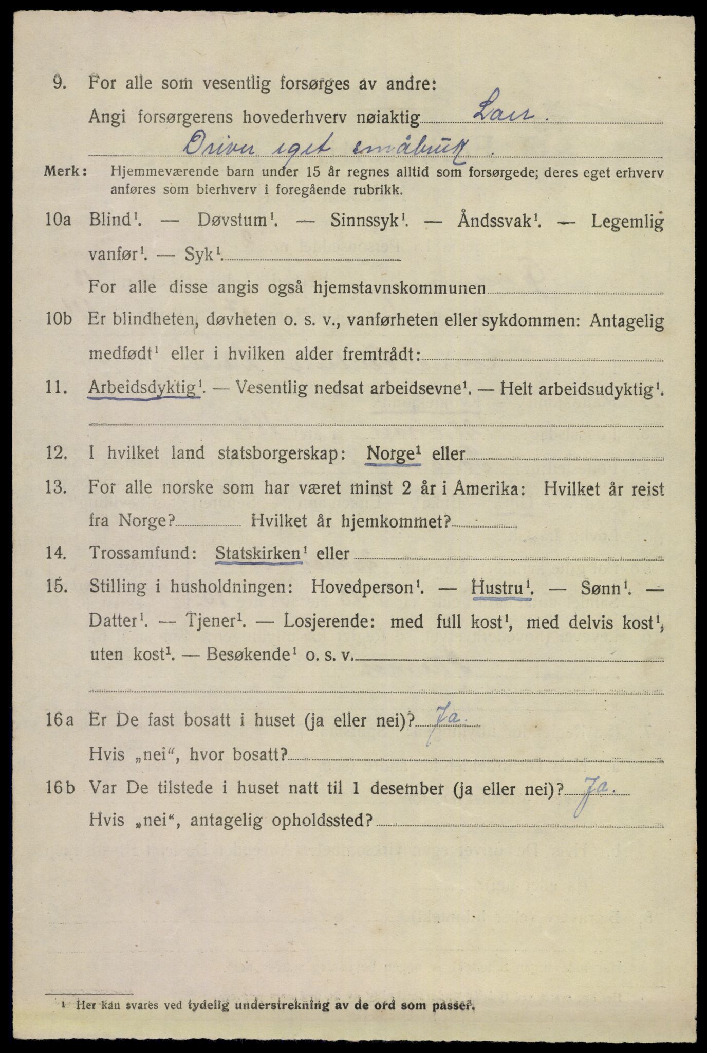 SAKO, 1920 census for Gjerpen, 1920, p. 14035