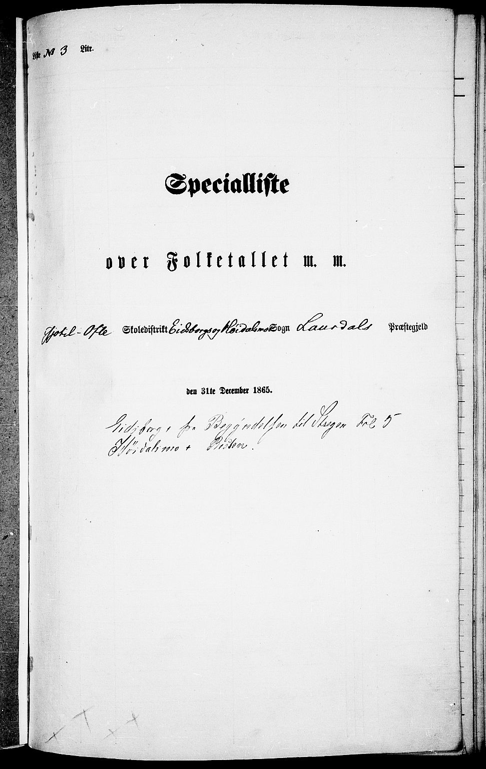 RA, 1865 census for Lårdal, 1865, p. 37