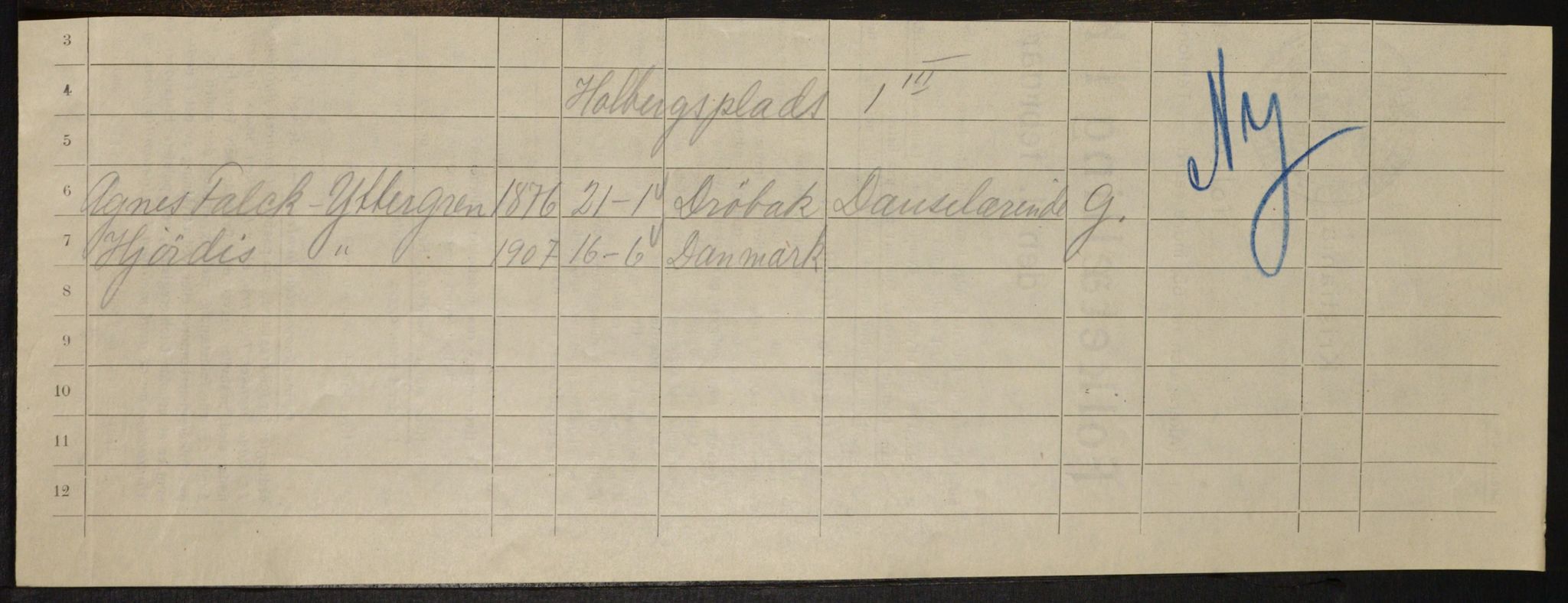 OBA, Municipal Census 1916 for Kristiania, 1916, p. 41195