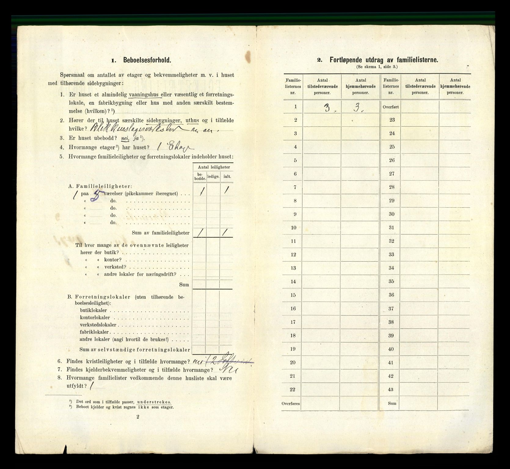 RA, 1910 census for Grimstad, 1910, p. 1583