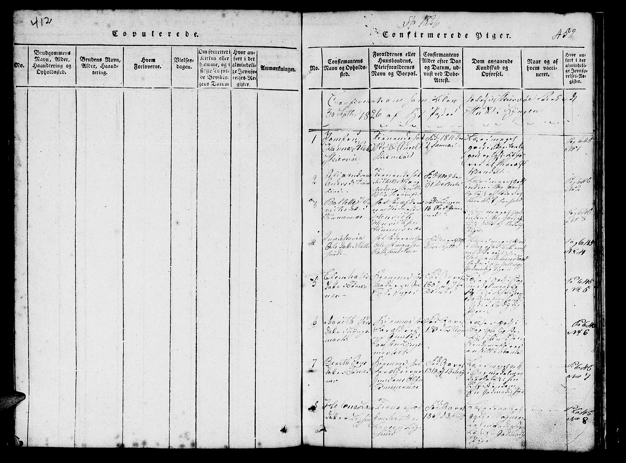 Skjervøy sokneprestkontor, SATØ/S-1300/H/Ha/Hab/L0001klokker: Parish register (copy) no. 1, 1825-1838, p. 458-459