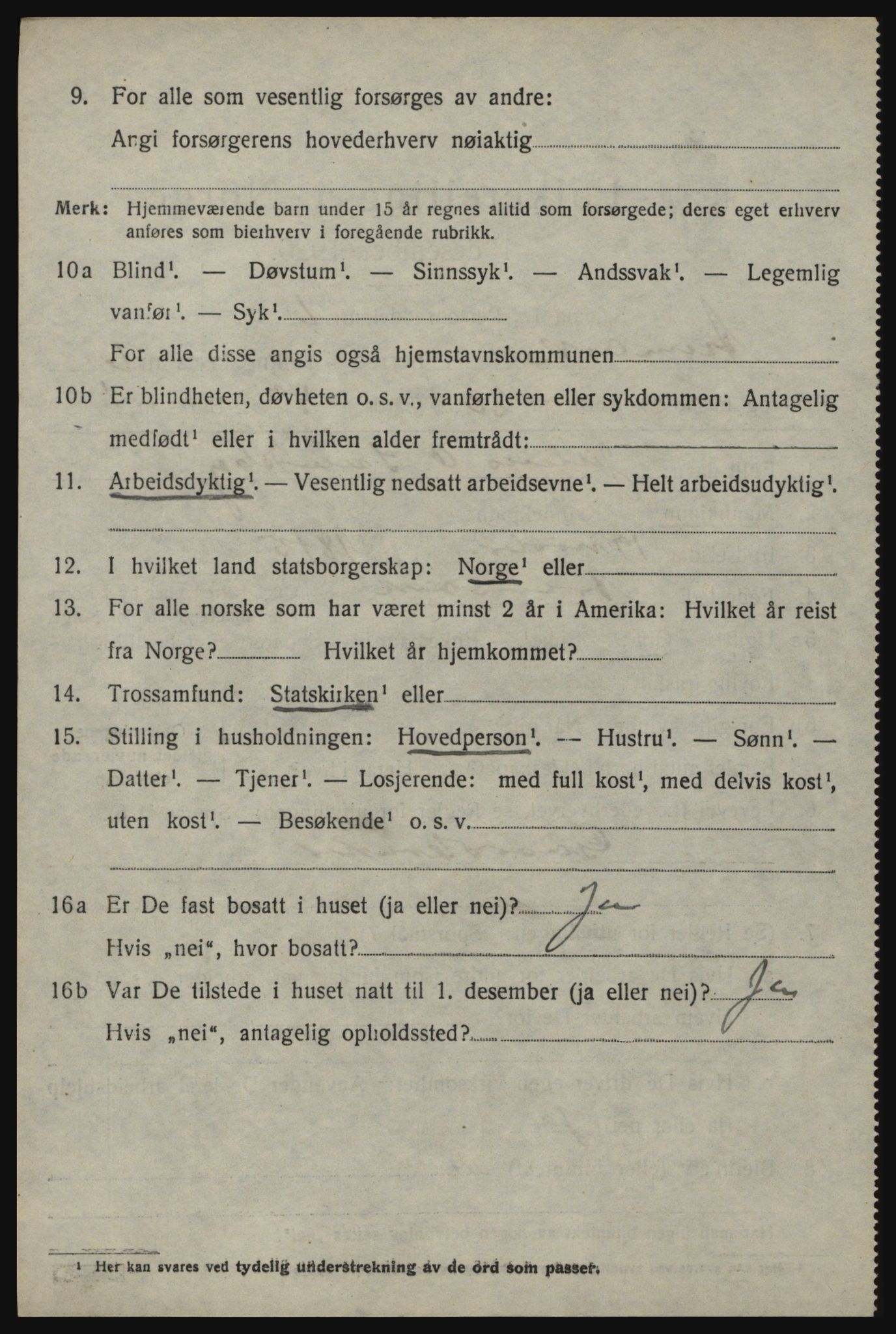 SAO, 1920 census for Aremark, 1920, p. 3942
