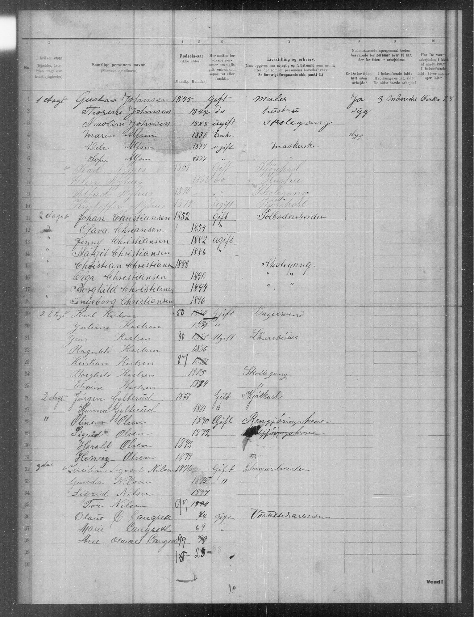 OBA, Municipal Census 1902 for Kristiania, 1902, p. 17549