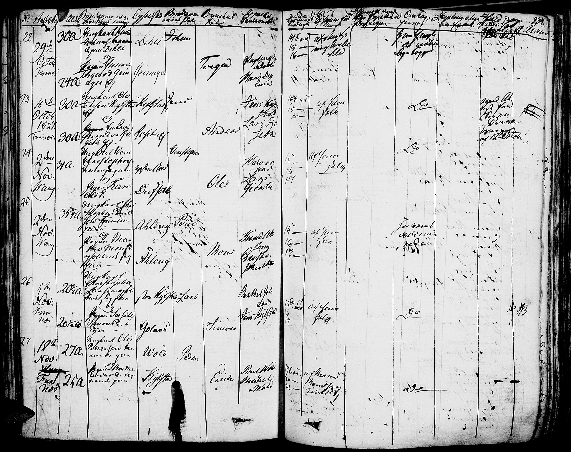 Vang prestekontor, Hedmark, AV/SAH-PREST-008/H/Ha/Haa/L0009: Parish register (official) no. 9, 1826-1841, p. 334