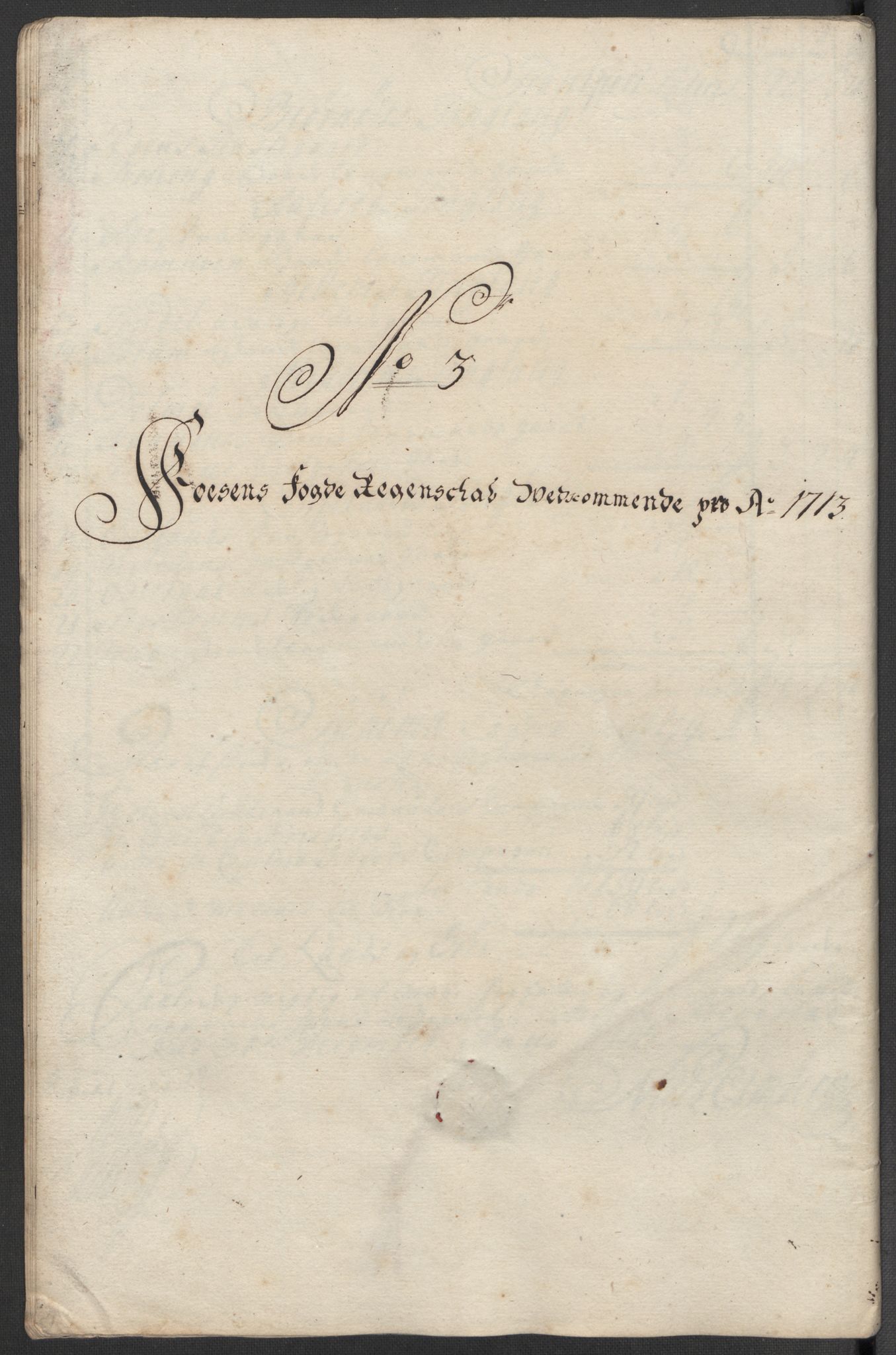 Rentekammeret inntil 1814, Reviderte regnskaper, Fogderegnskap, AV/RA-EA-4092/R57/L3861: Fogderegnskap Fosen, 1712-1713, p. 342