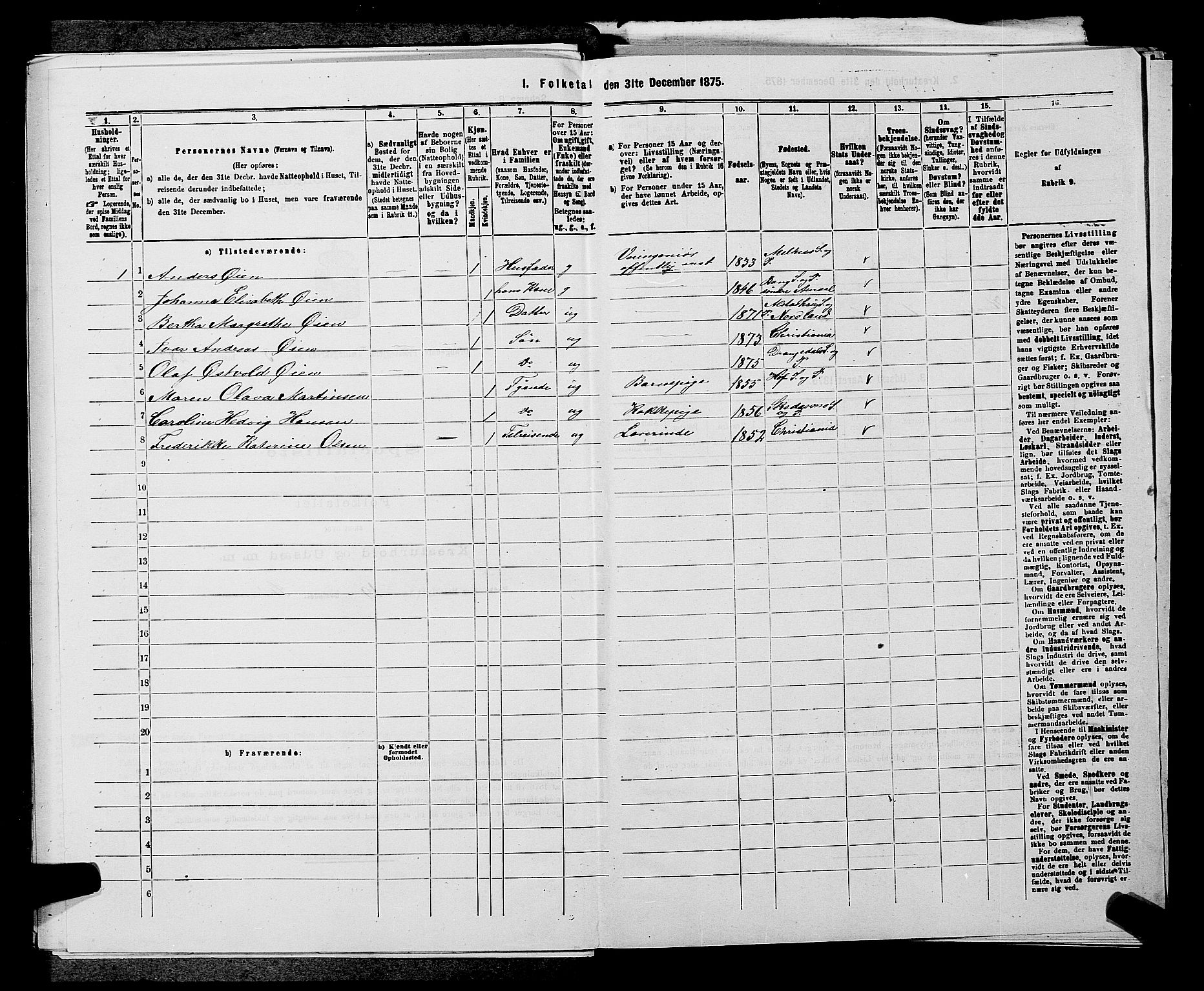 SAKO, 1875 census for 0817P Drangedal, 1875, p. 385