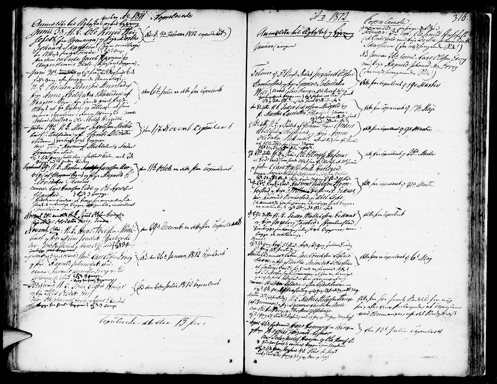 Davik sokneprestembete, AV/SAB-A-79701/H/Haa/Haaa/L0002: Parish register (official) no. A 2, 1742-1816, p. 316