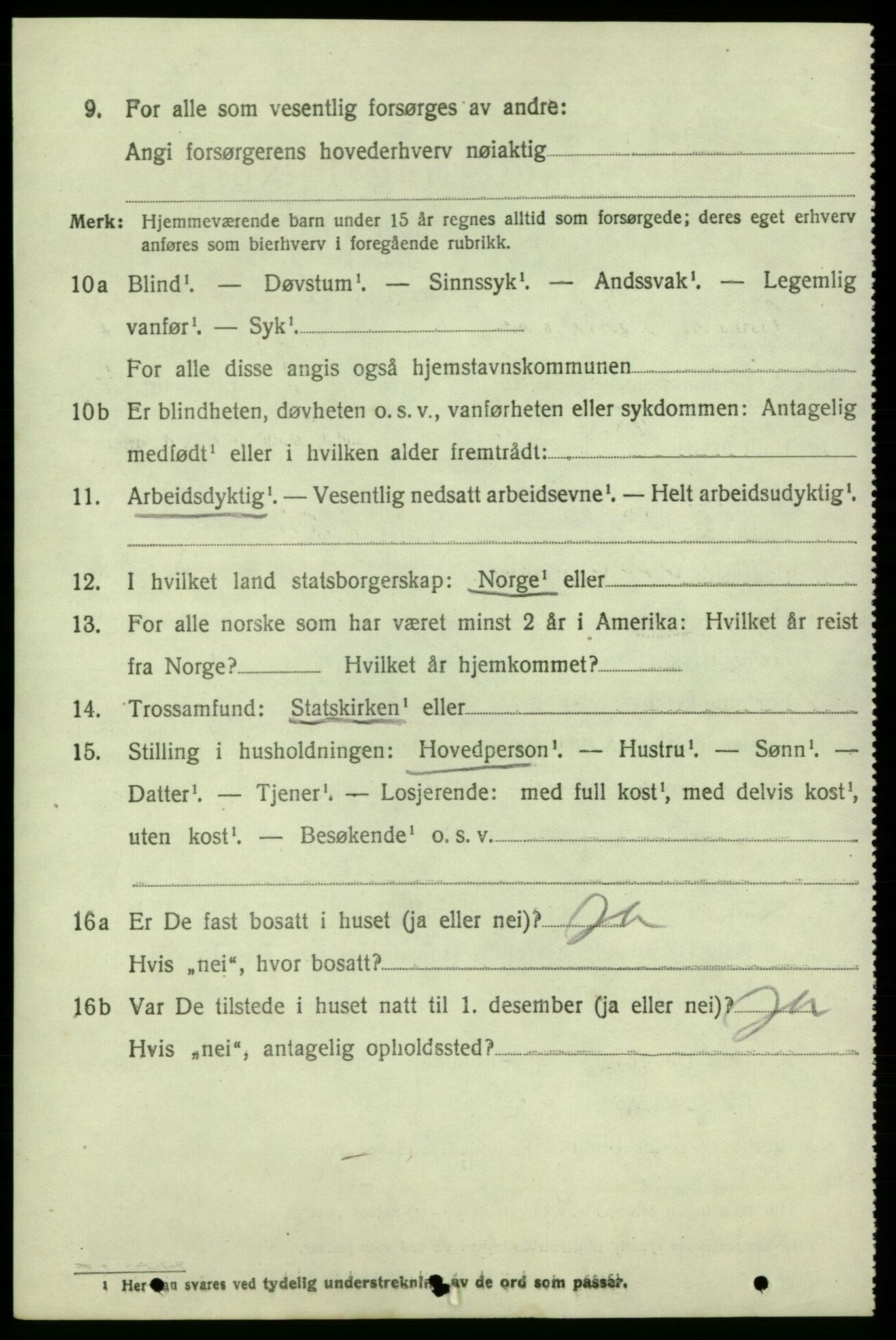 SAB, 1920 census for Kvinnherad, 1920, p. 5965