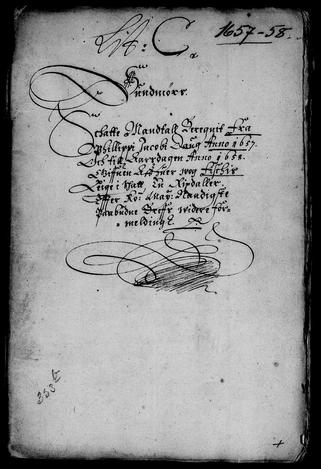 Rentekammeret inntil 1814, Reviderte regnskaper, Lensregnskaper, RA/EA-5023/R/Rb/Rbt/L0137: Bergenhus len, 1657-1658