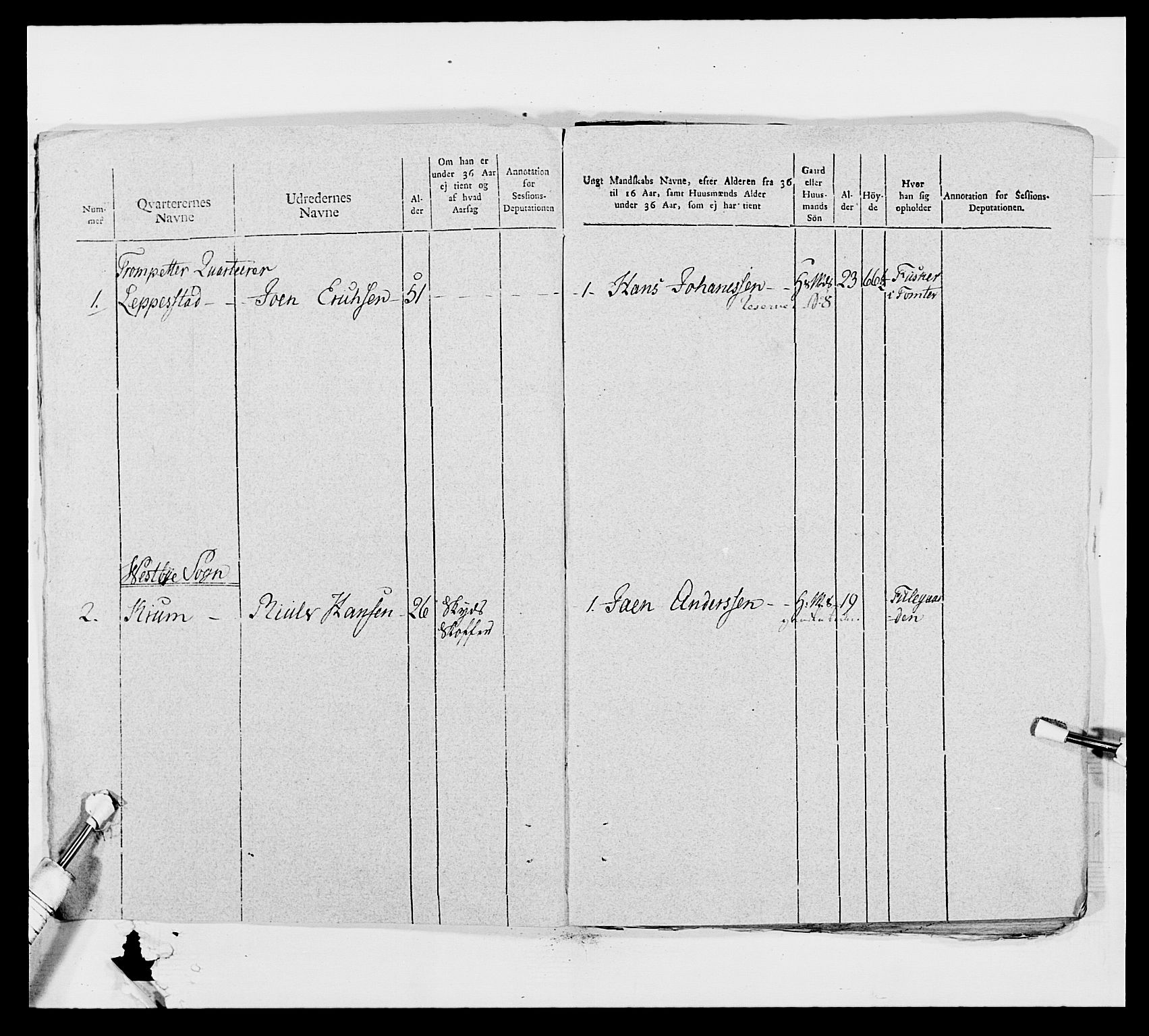 Generalitets- og kommissariatskollegiet, Det kongelige norske kommissariatskollegium, AV/RA-EA-5420/E/Eh/L0011: Smålenske dragonregiment, 1795-1807, p. 251