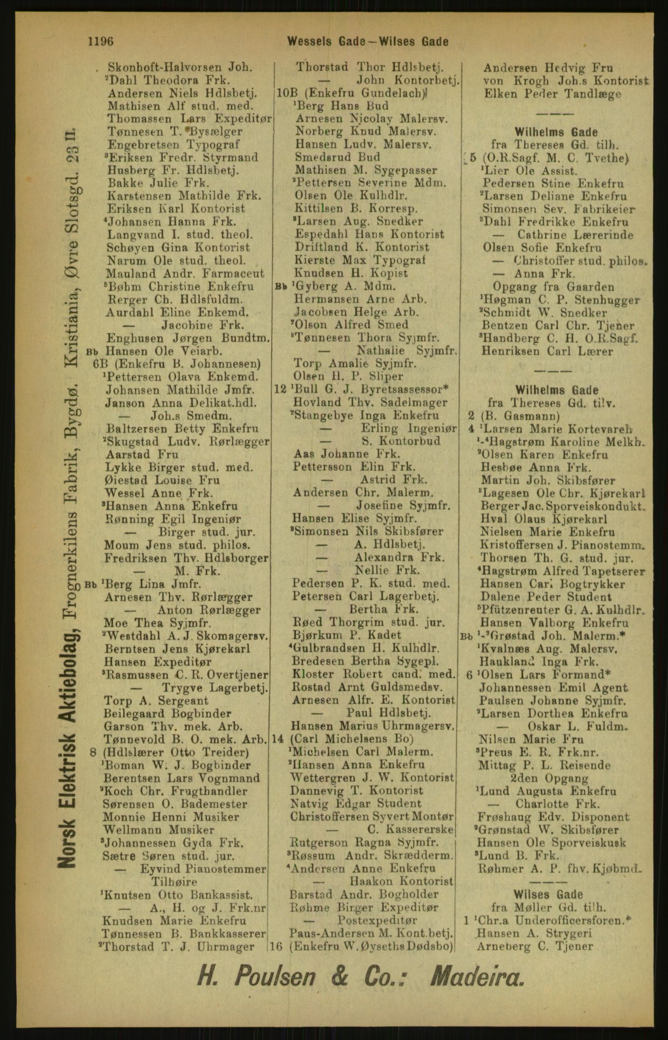 Kristiania/Oslo adressebok, PUBL/-, 1900, p. 1196