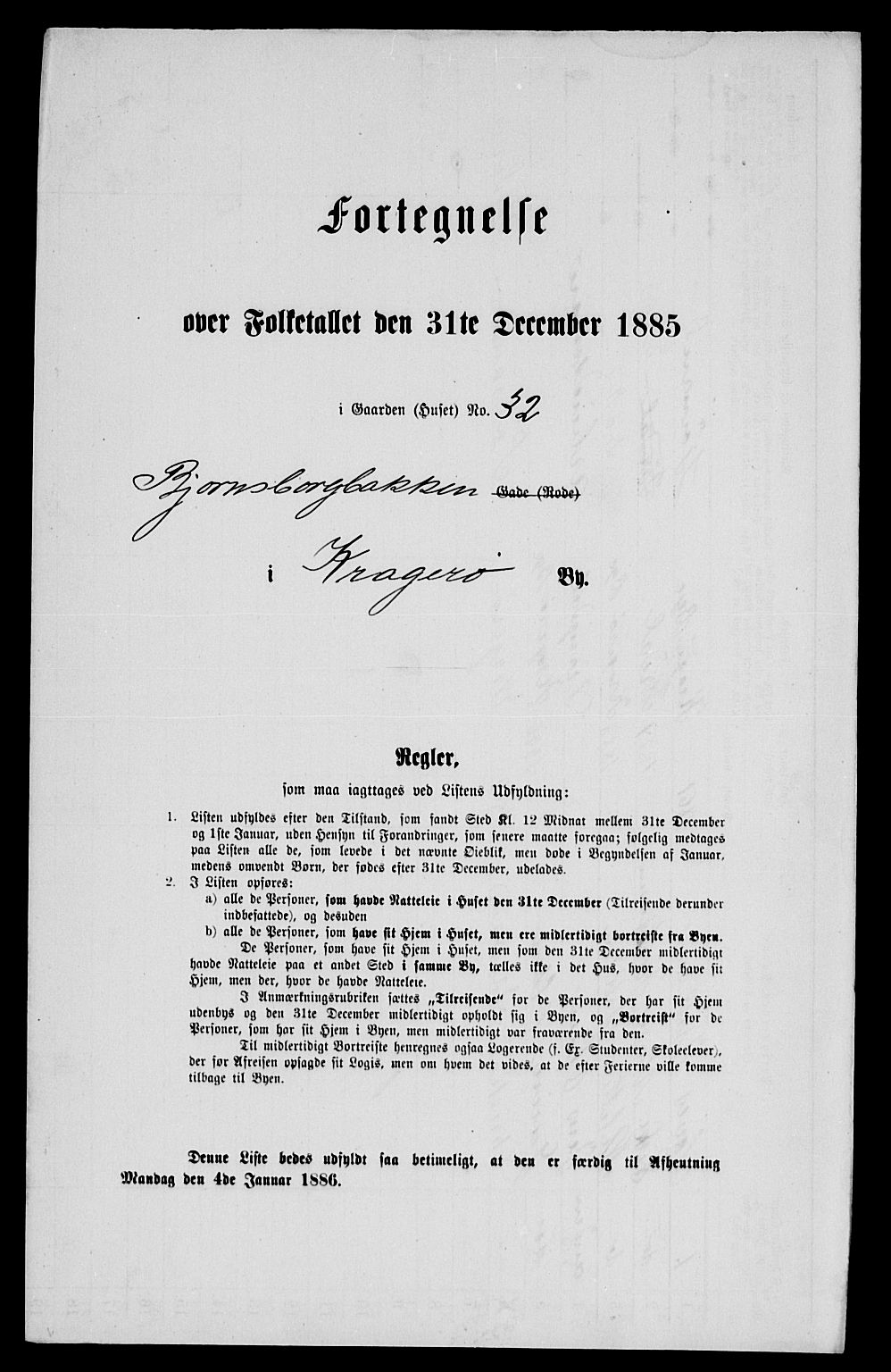 SAKO, 1885 census for 0801 Kragerø, 1885, p. 948