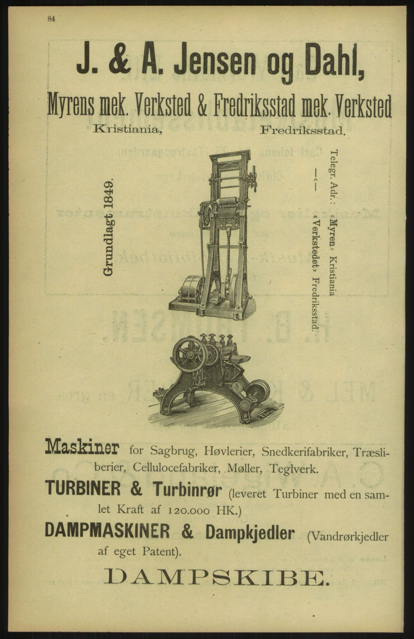 Kristiania/Oslo adressebok, PUBL/-, 1904, p. 84