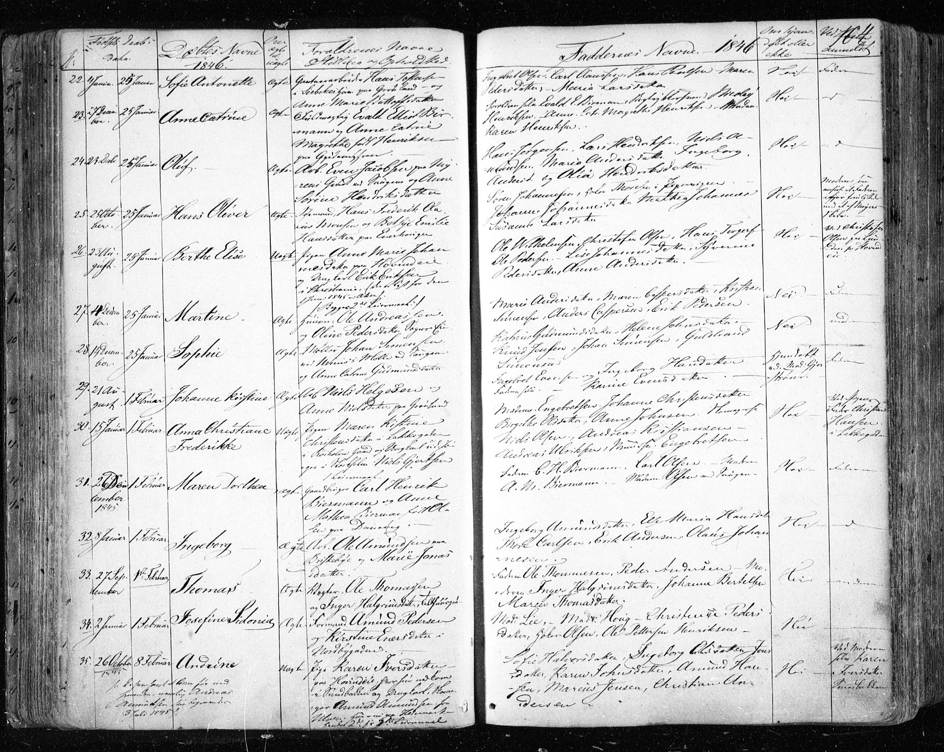 Aker prestekontor kirkebøker, SAO/A-10861/F/L0019: Parish register (official) no. 19, 1842-1852, p. 104