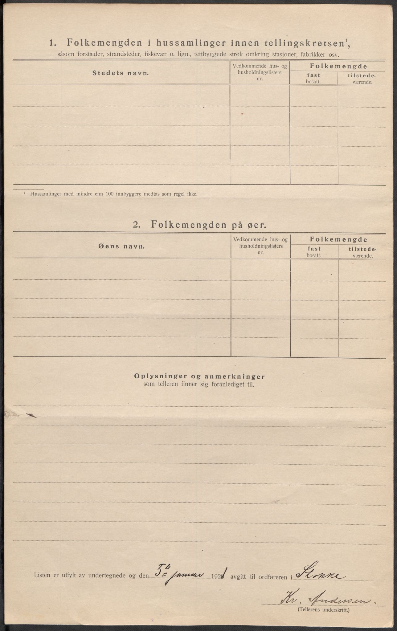 SAKO, 1920 census for Stokke, 1920, p. 34