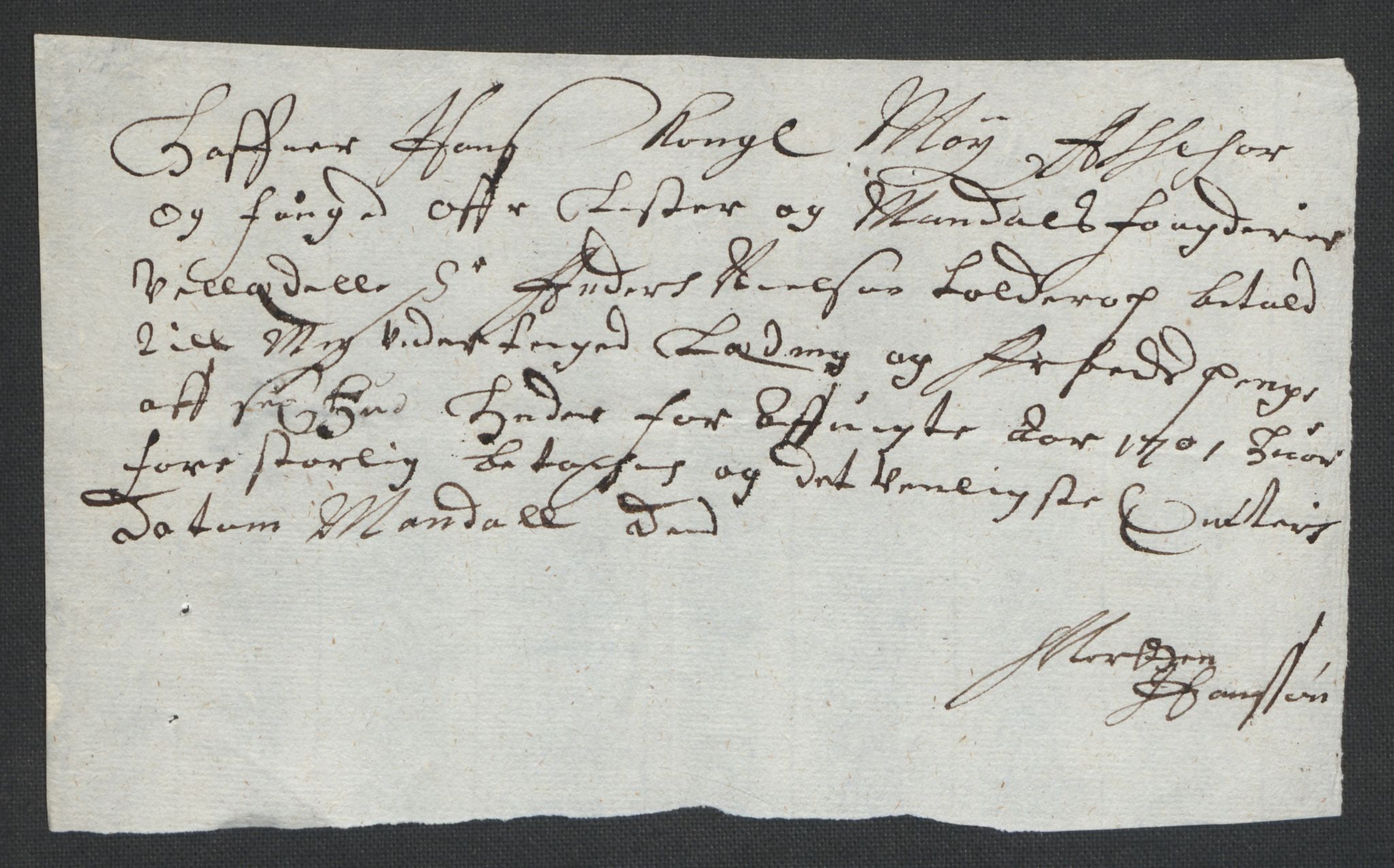 Rentekammeret inntil 1814, Reviderte regnskaper, Fogderegnskap, AV/RA-EA-4092/R43/L2549: Fogderegnskap Lista og Mandal, 1701-1702, p. 181