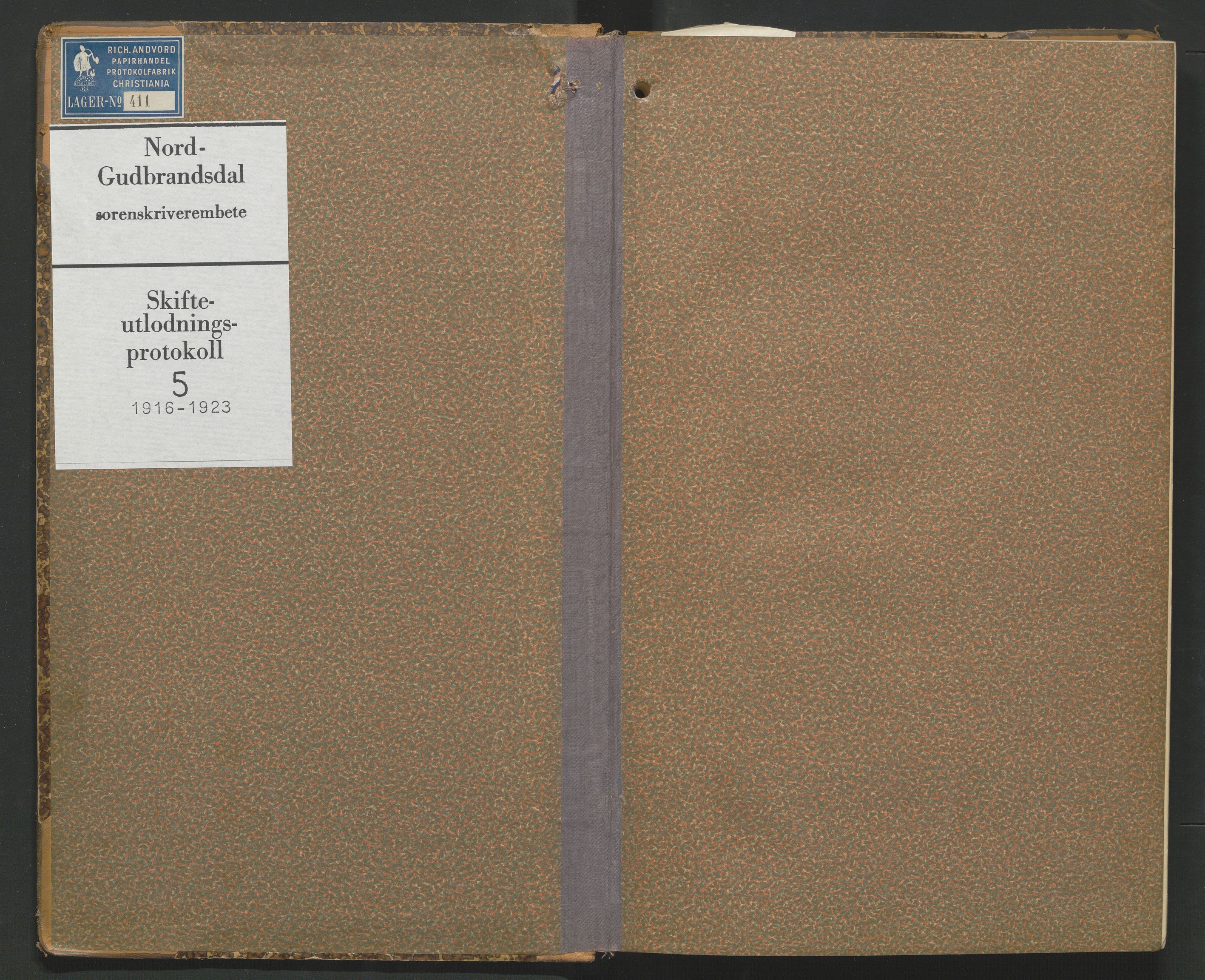 Nord-Gudbrandsdal tingrett, SAH/TING-002/J/Jd/L0005: Skifteutlodningsprotokoll, 1916-1923