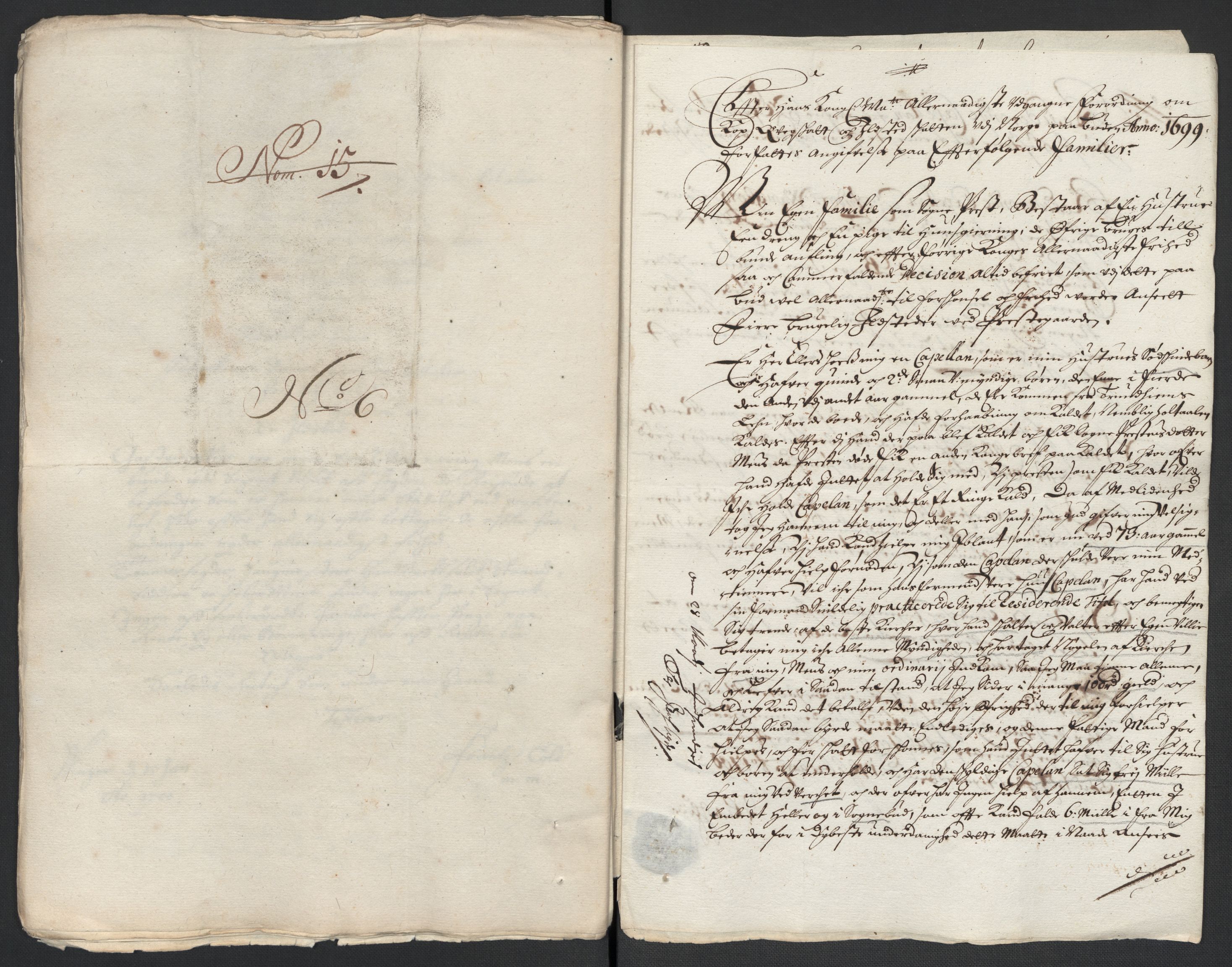 Rentekammeret inntil 1814, Reviderte regnskaper, Fogderegnskap, AV/RA-EA-4092/R13/L0837: Fogderegnskap Solør, Odal og Østerdal, 1699, p. 255