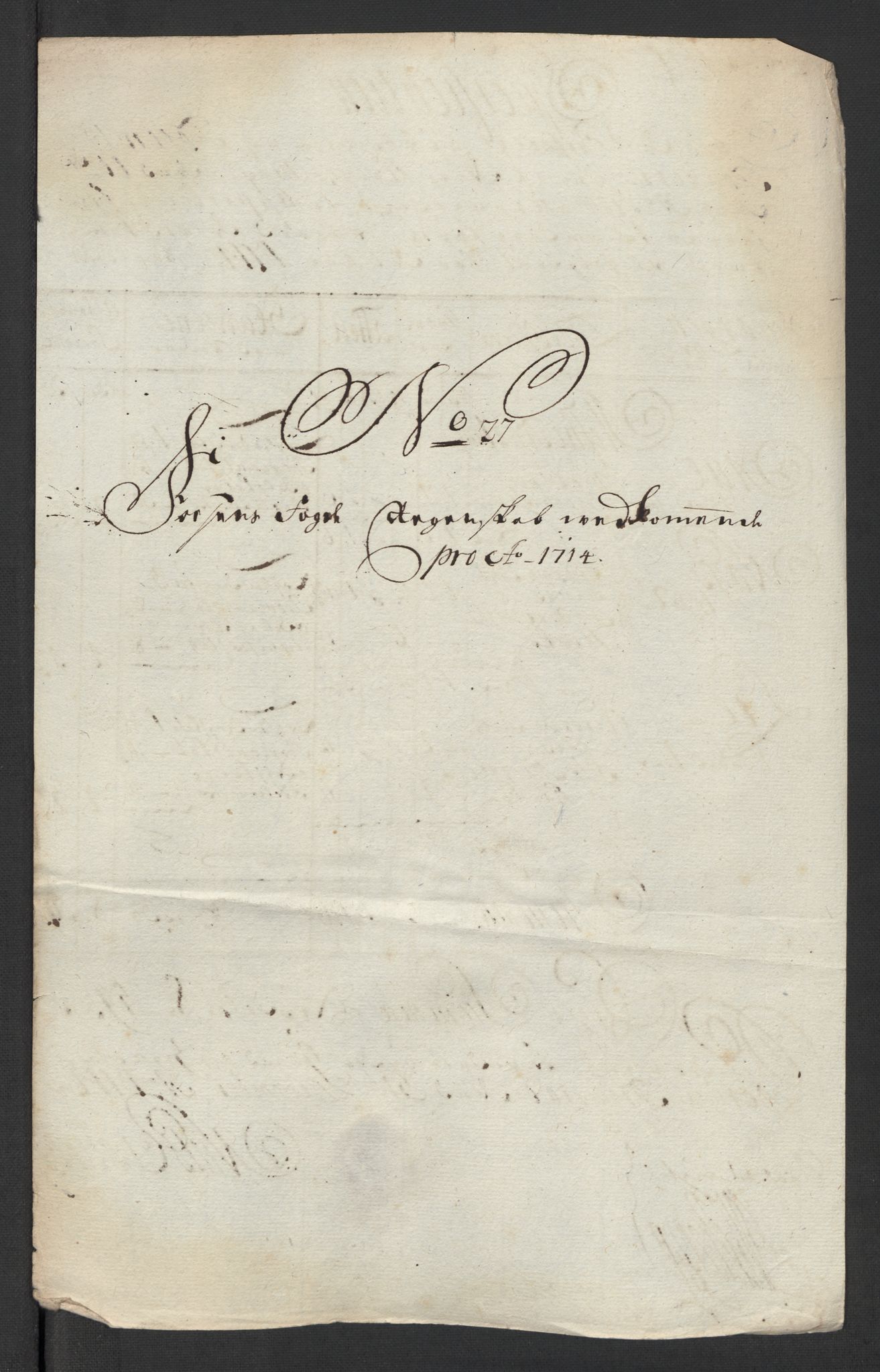 Rentekammeret inntil 1814, Reviderte regnskaper, Fogderegnskap, RA/EA-4092/R57/L3862: Fogderegnskap Fosen, 1714, p. 184