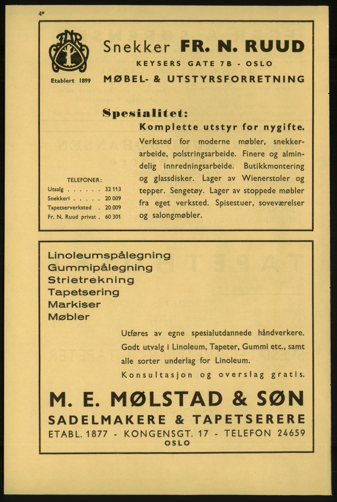 Kristiania/Oslo adressebok, PUBL/-, 1940, p. 6